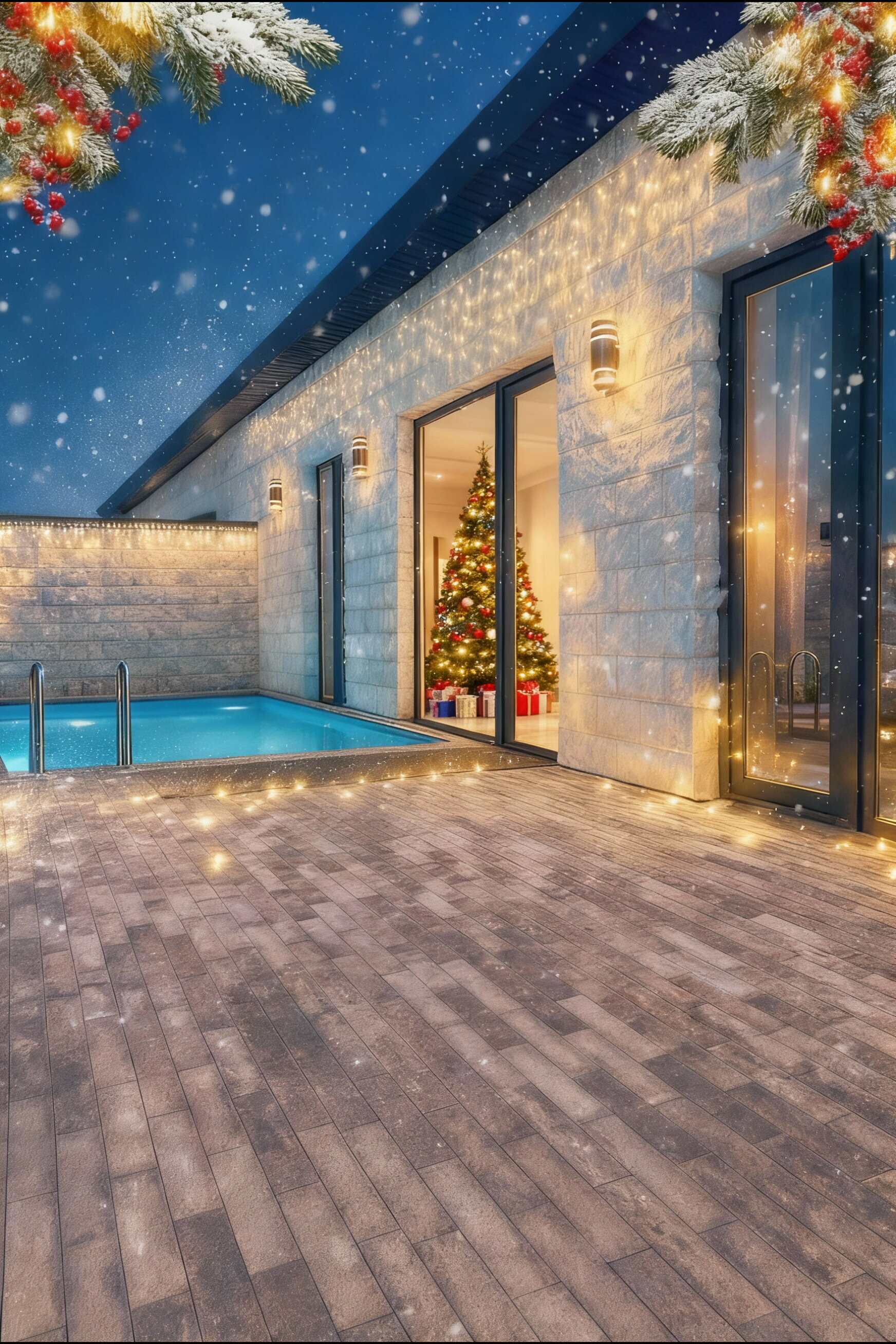 Дом с собственным бассейном