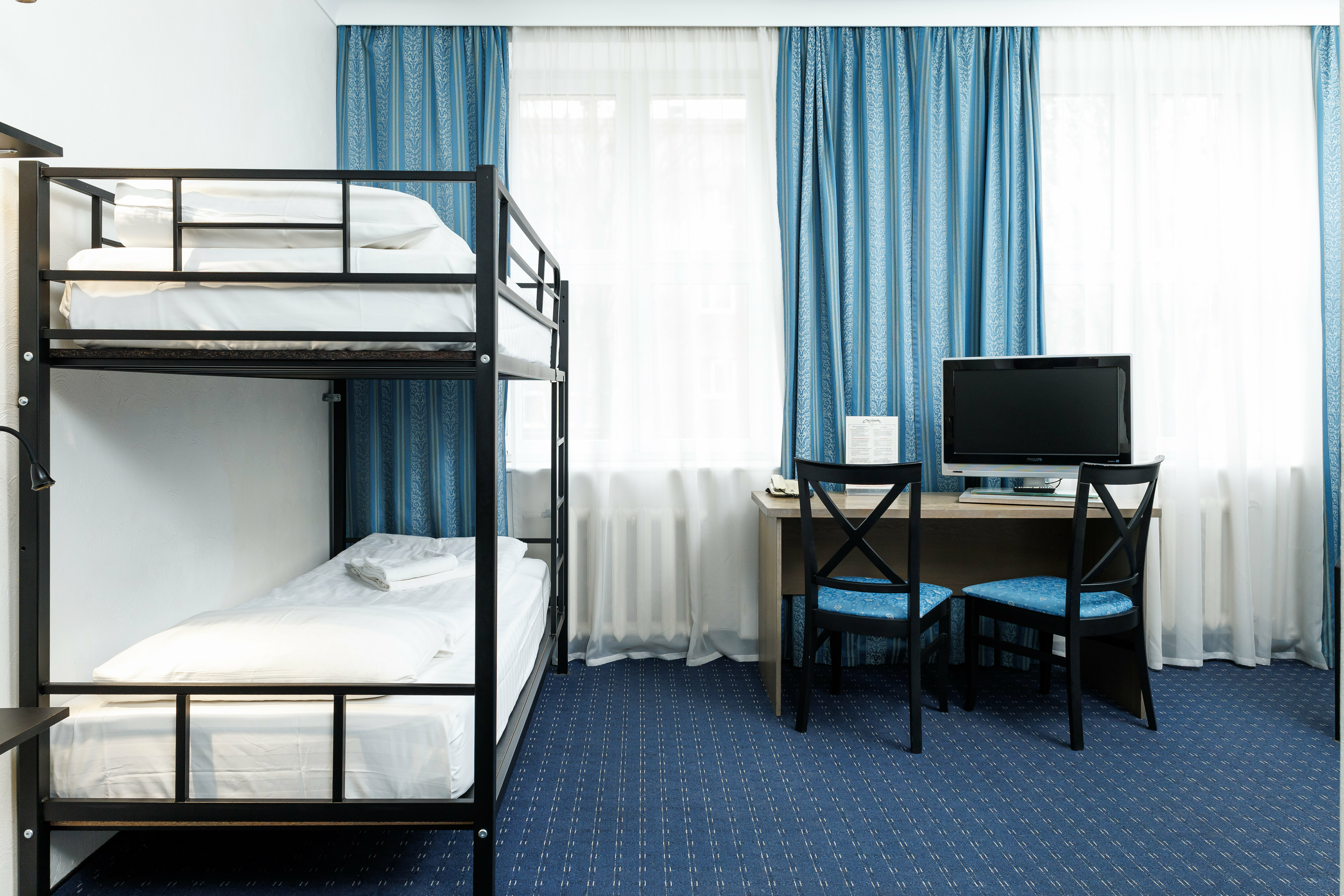 Номер с двухъярусными кроватями для двоих