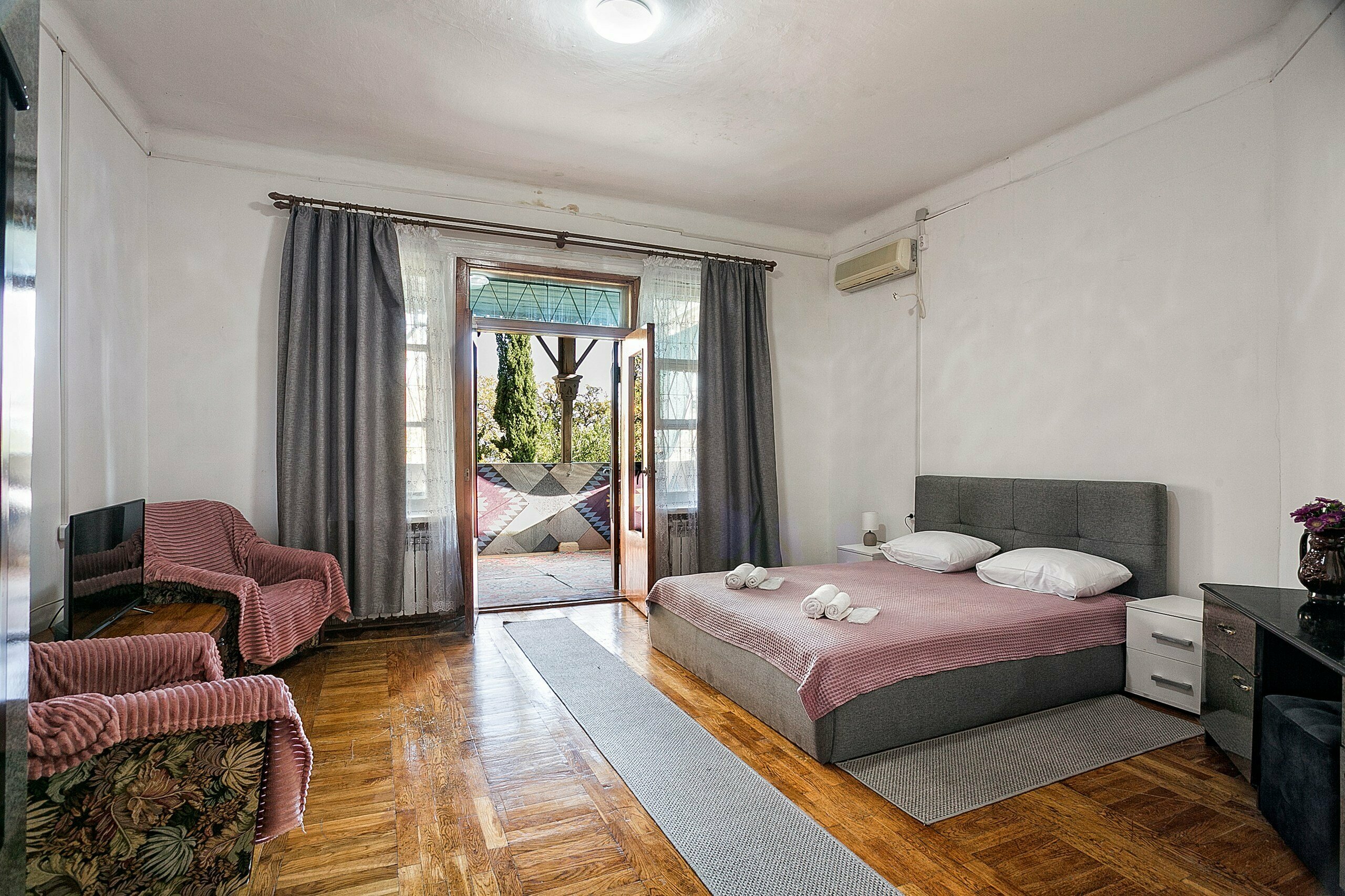 Двухместный номер с 1 кроватью и террасой