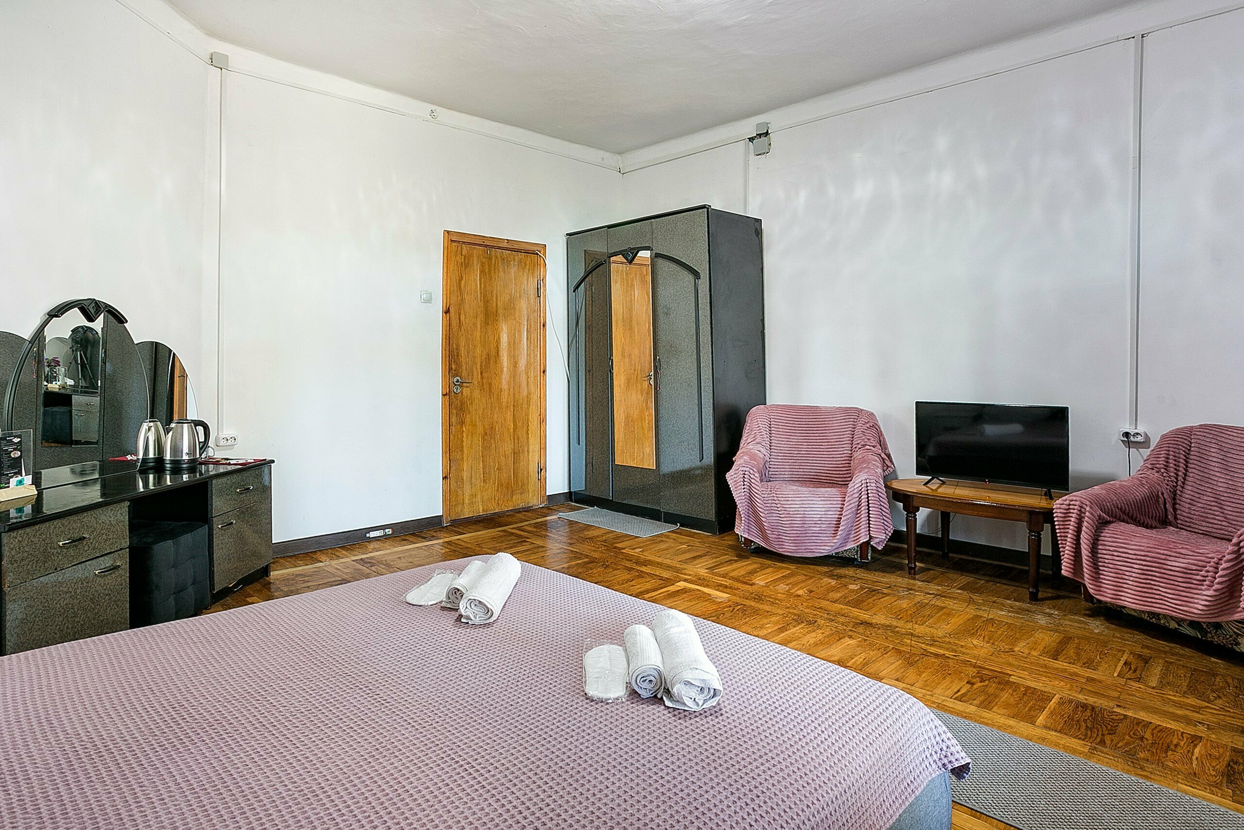 Двухместный номер с 1 кроватью и террасой