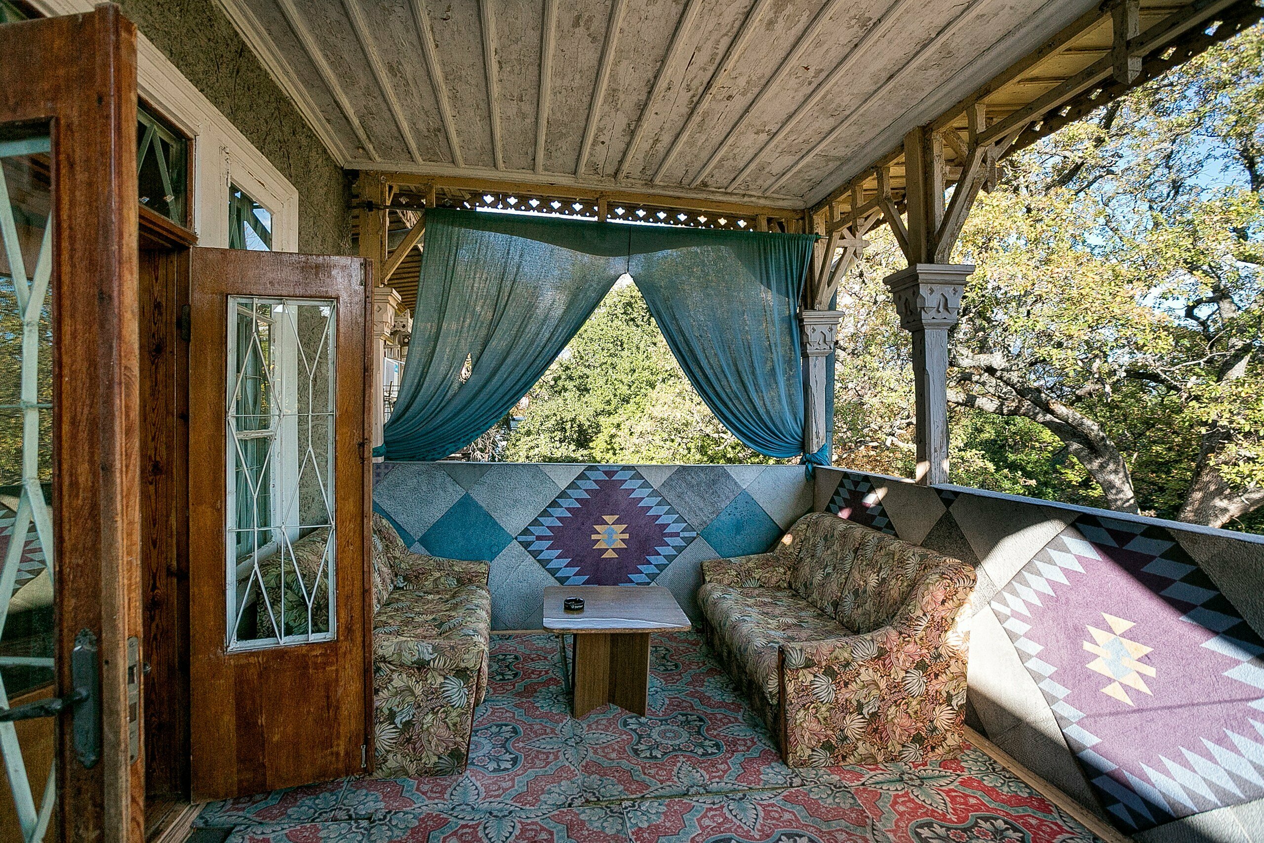 Двухместный номер с 1 кроватью и террасой