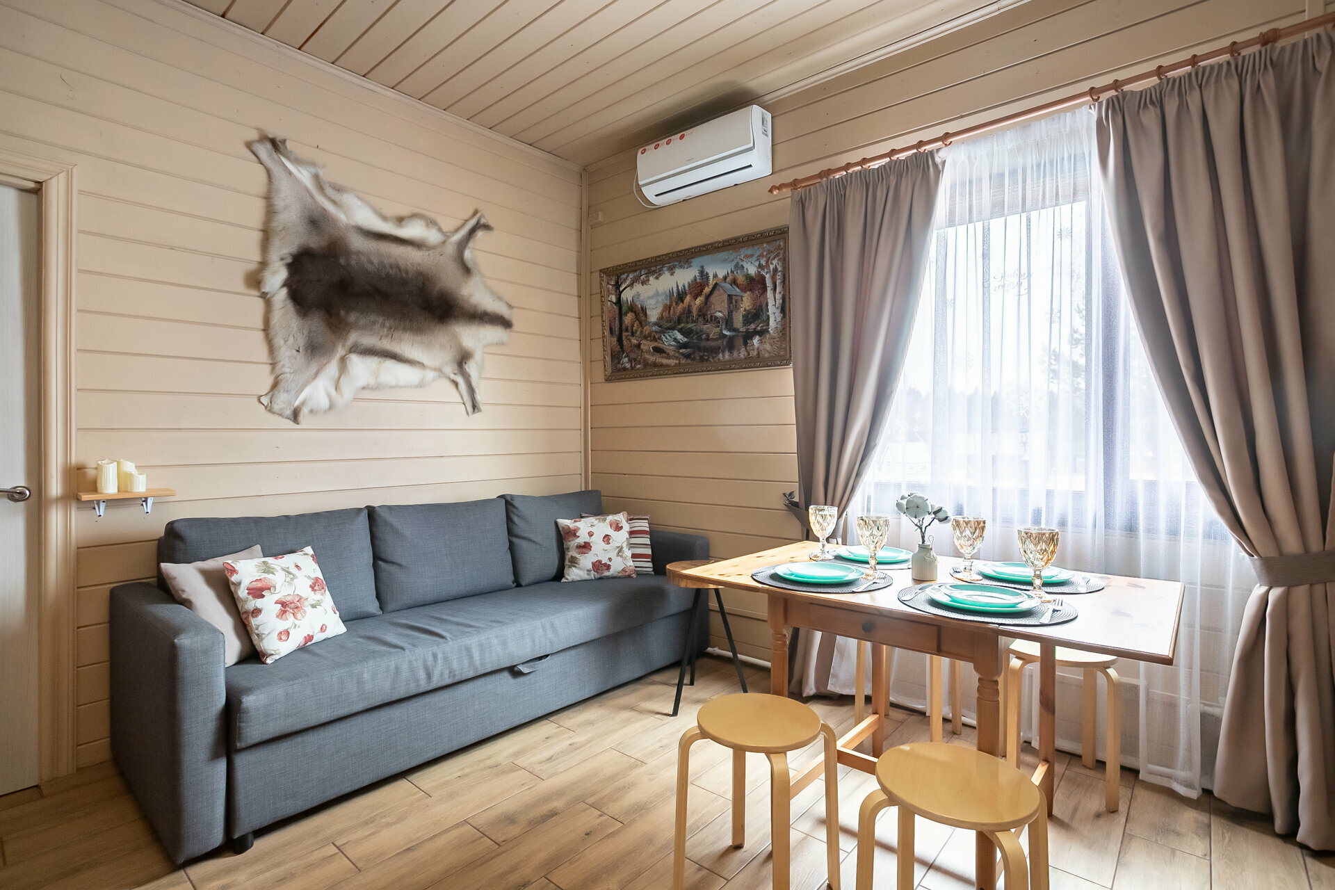 Большой Коттедж с камином и баней №2