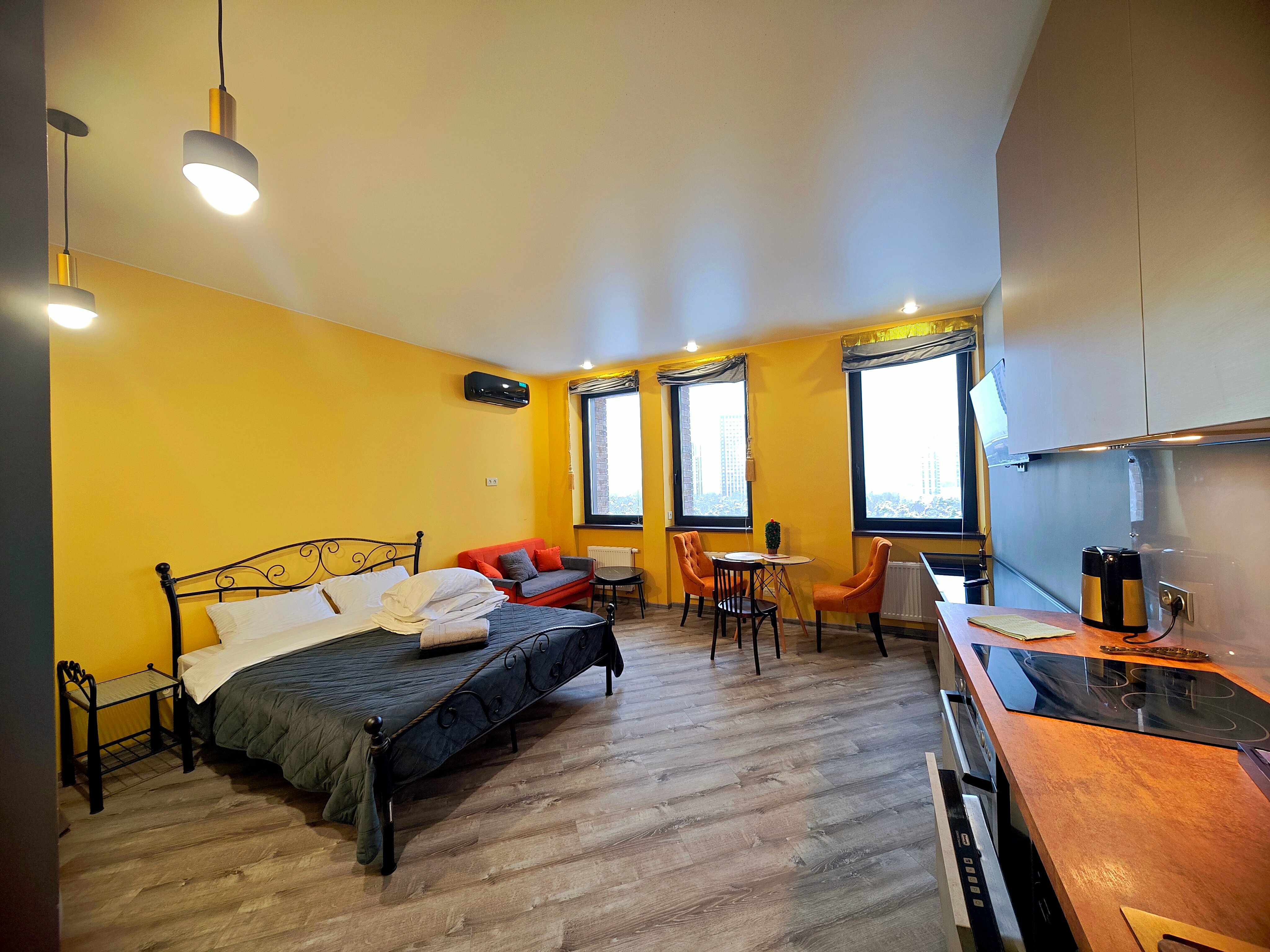 Апартаменты с кухней 32 м²