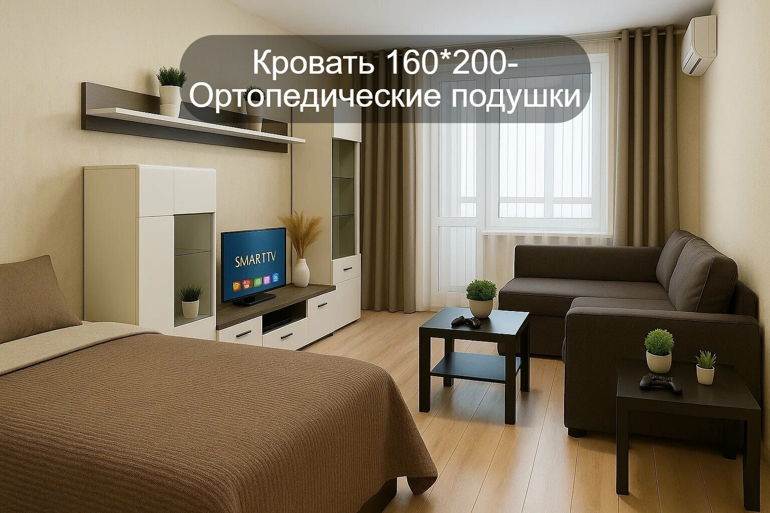 Cемейный номер с собственной ванной комнатой