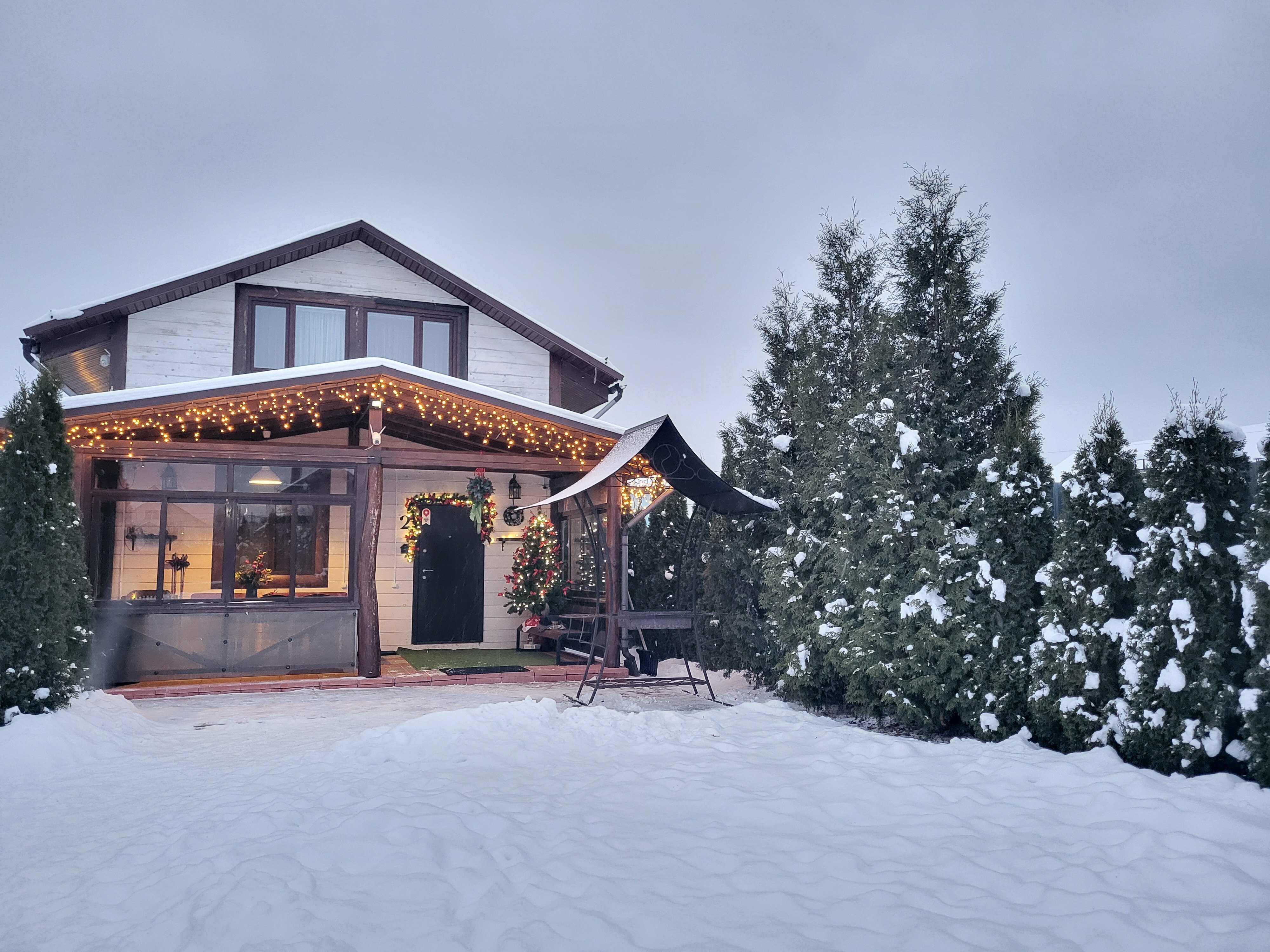 Коттедж №2 с баней, камином и мангальной зоной