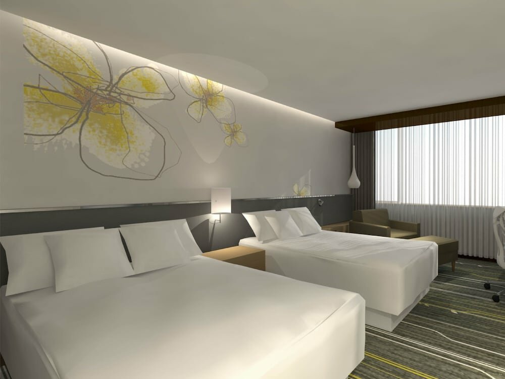 Twin Room, 2 Twin Beds, City View (High Floor)