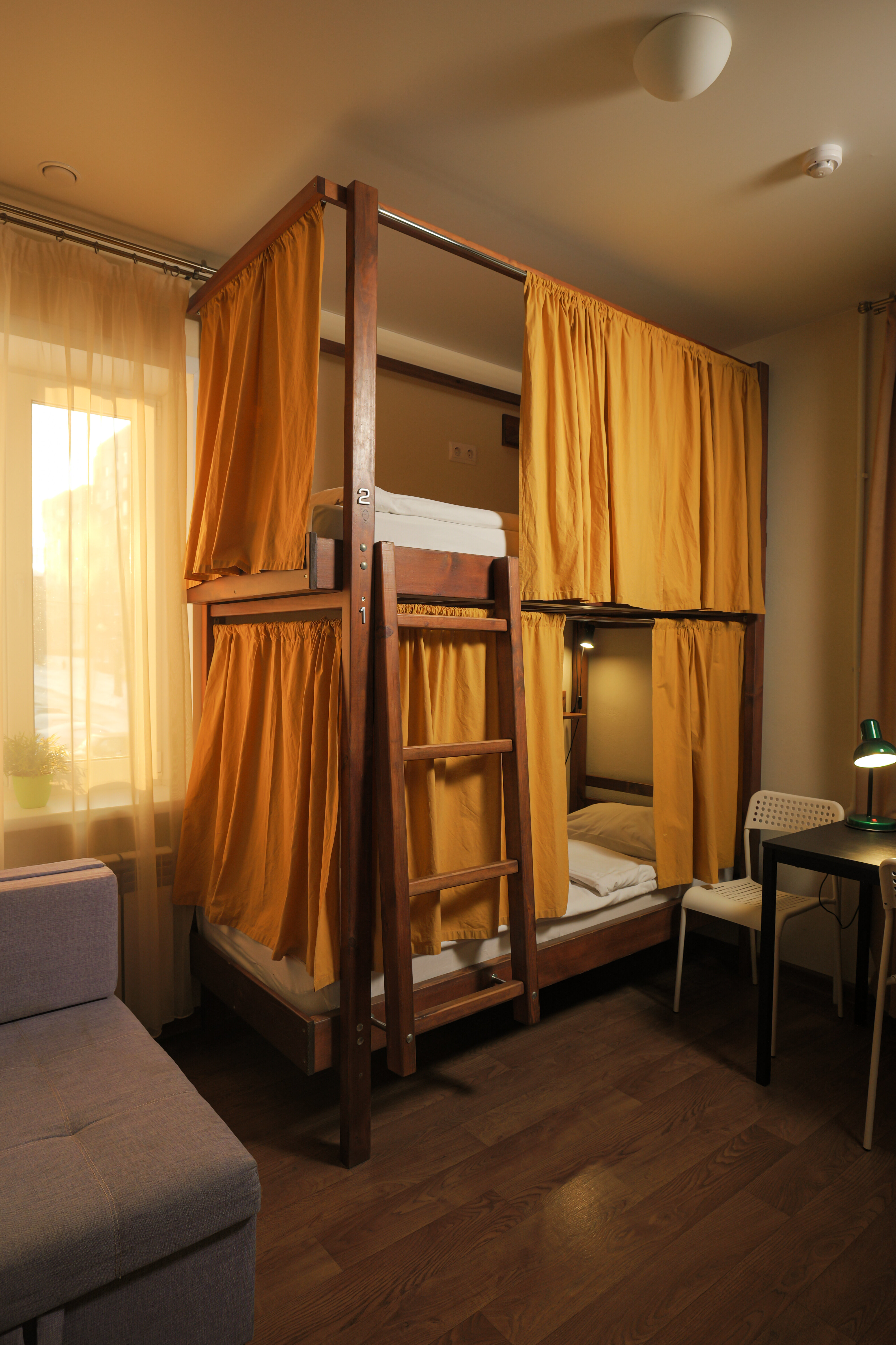 Общий 4-местный номер для мужчин и женщин