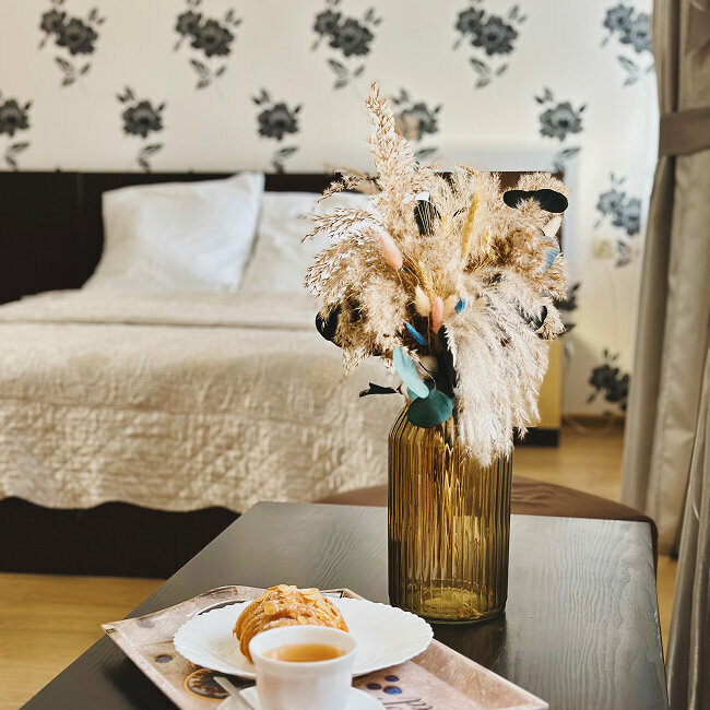 Cемейный номер с собственной ванной комнатой