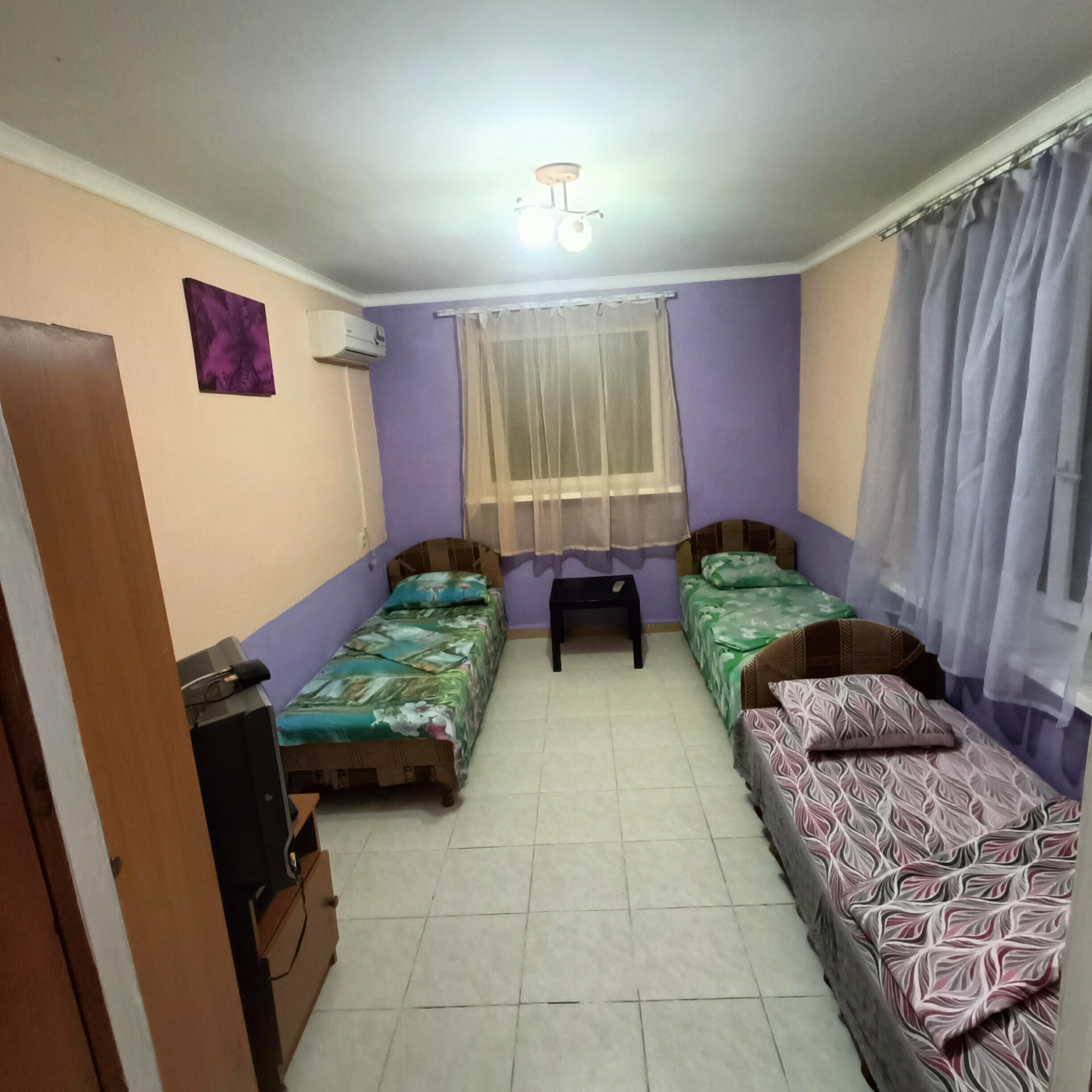Бюджетный трехместный номер