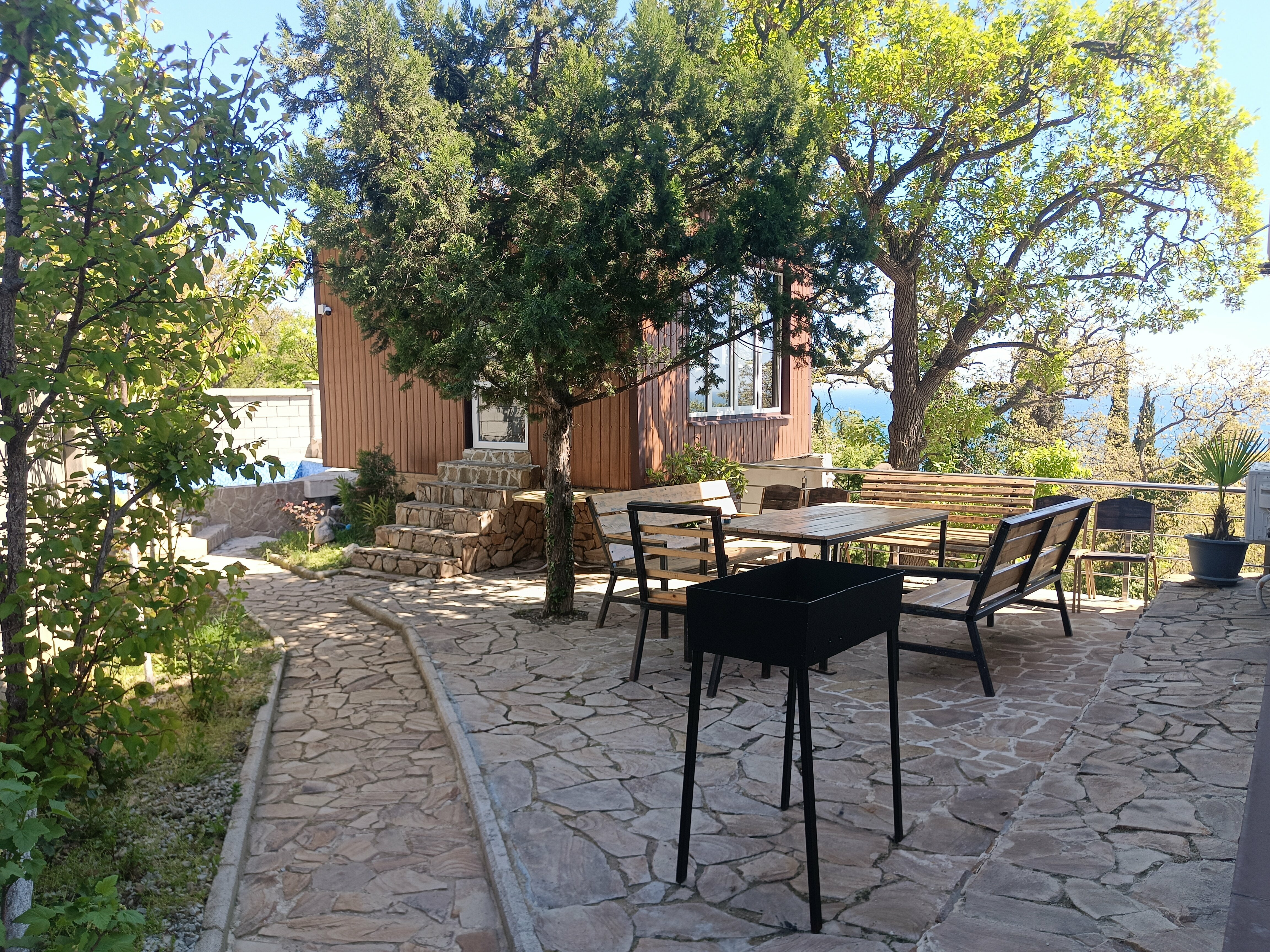 Панорамный дом на море+горы в 10мин до пляжей