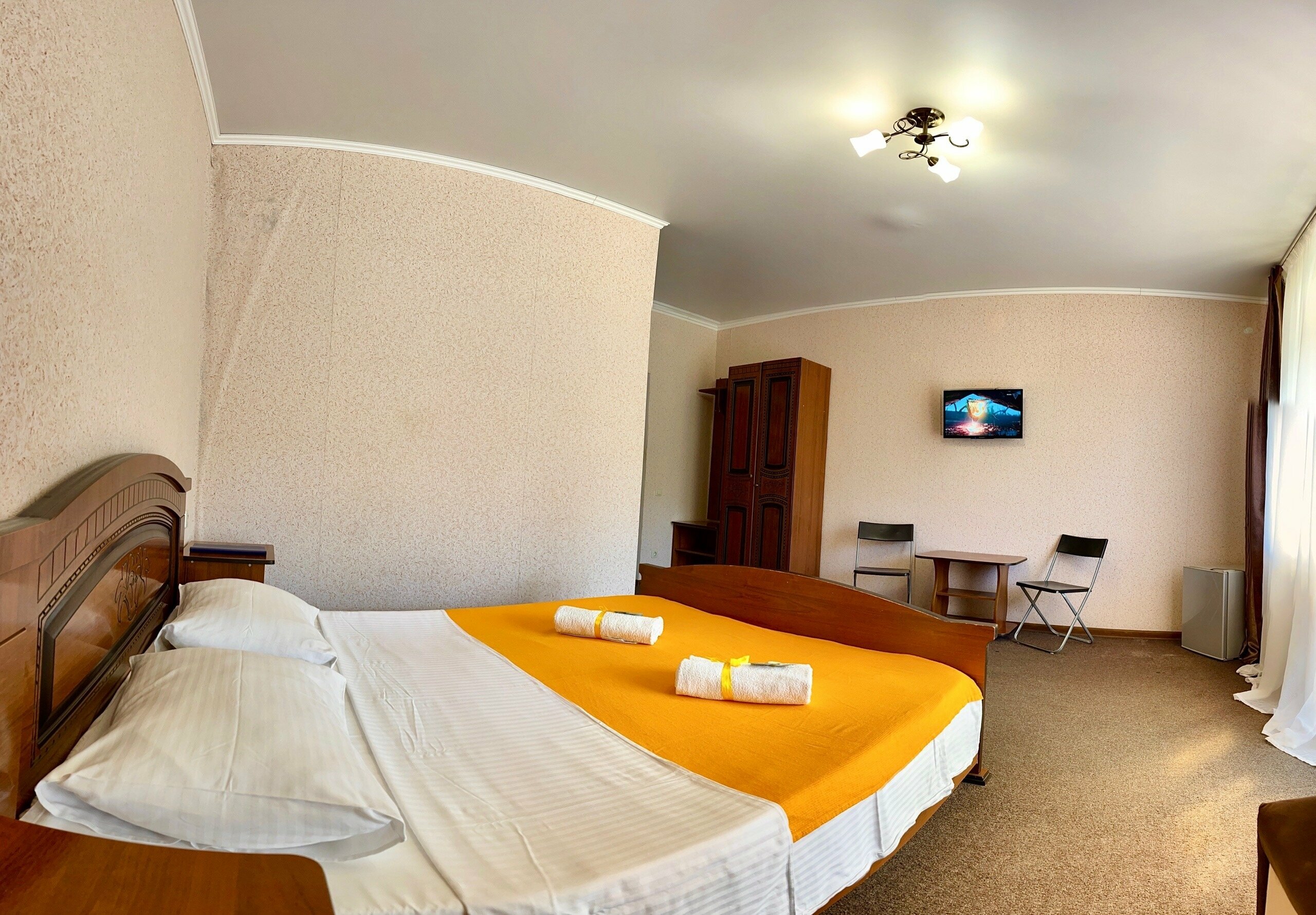 Двухместный номер с 1 кроватью и балконом