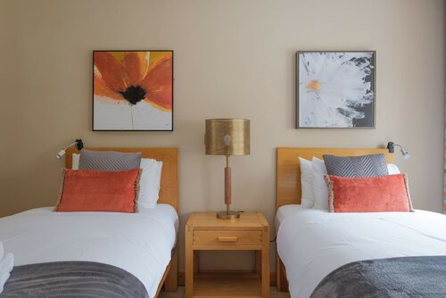 Номер с 2 односпальными кроватями в Eyre Square Townhouse