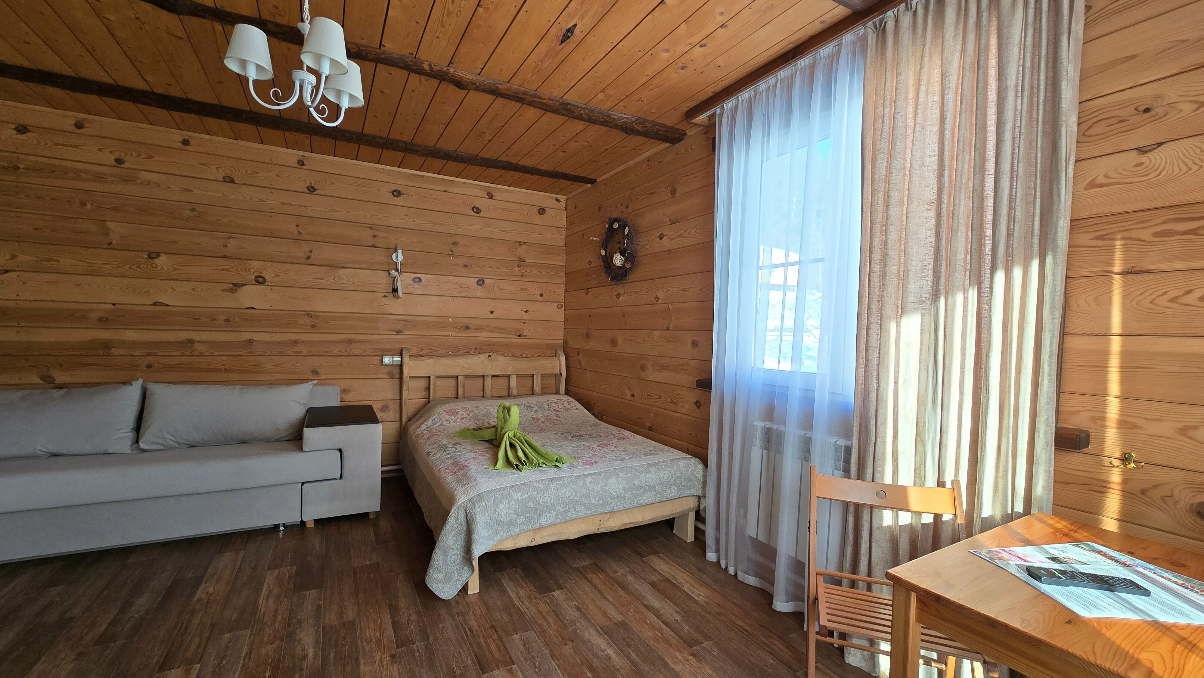 Двухместный номер с 1 кроватью и балконом