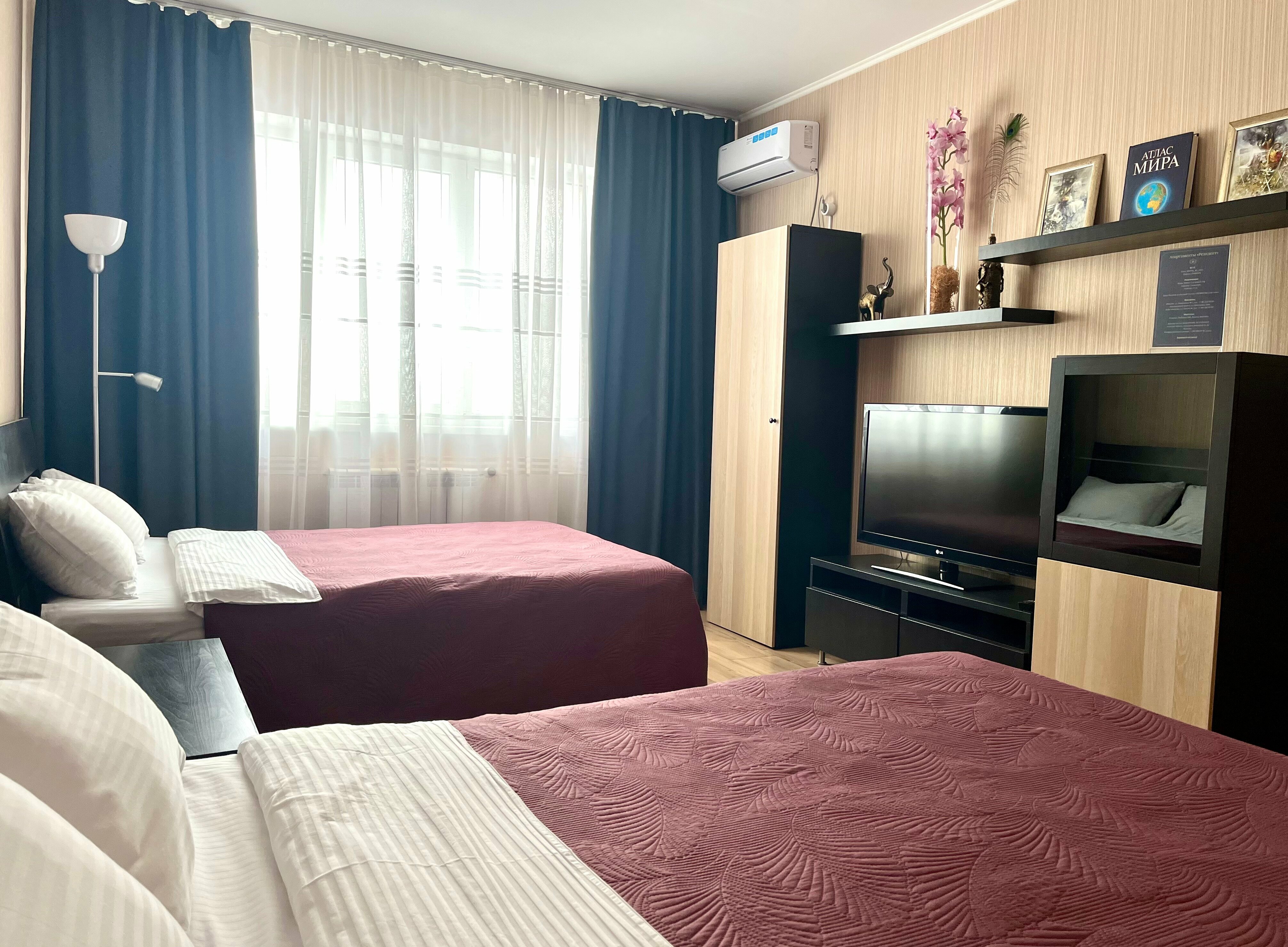 Номер Делюкс с 2 кроватями размера «queen-size»