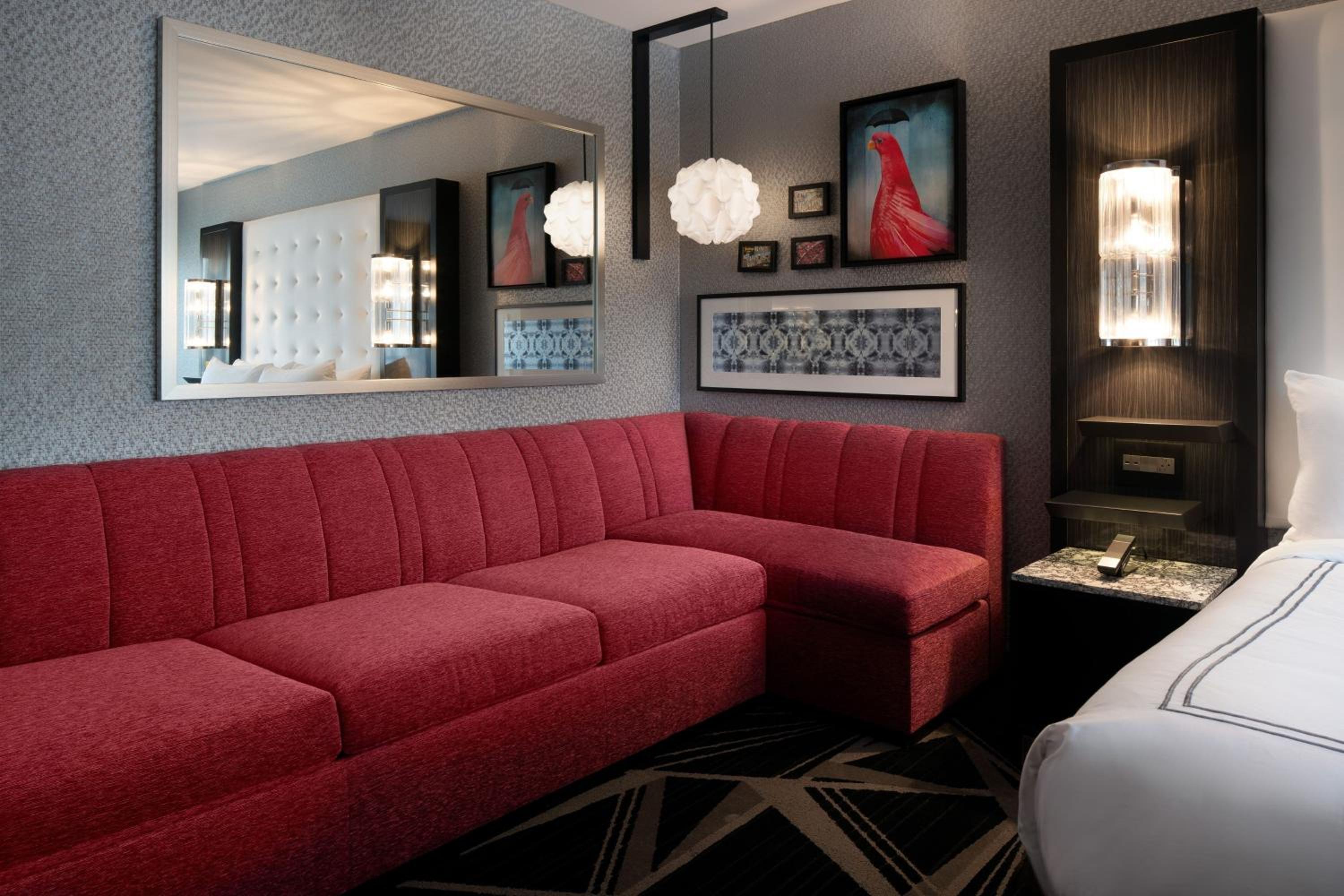 Hypoallergenic 1-bedroom suite with sofabed