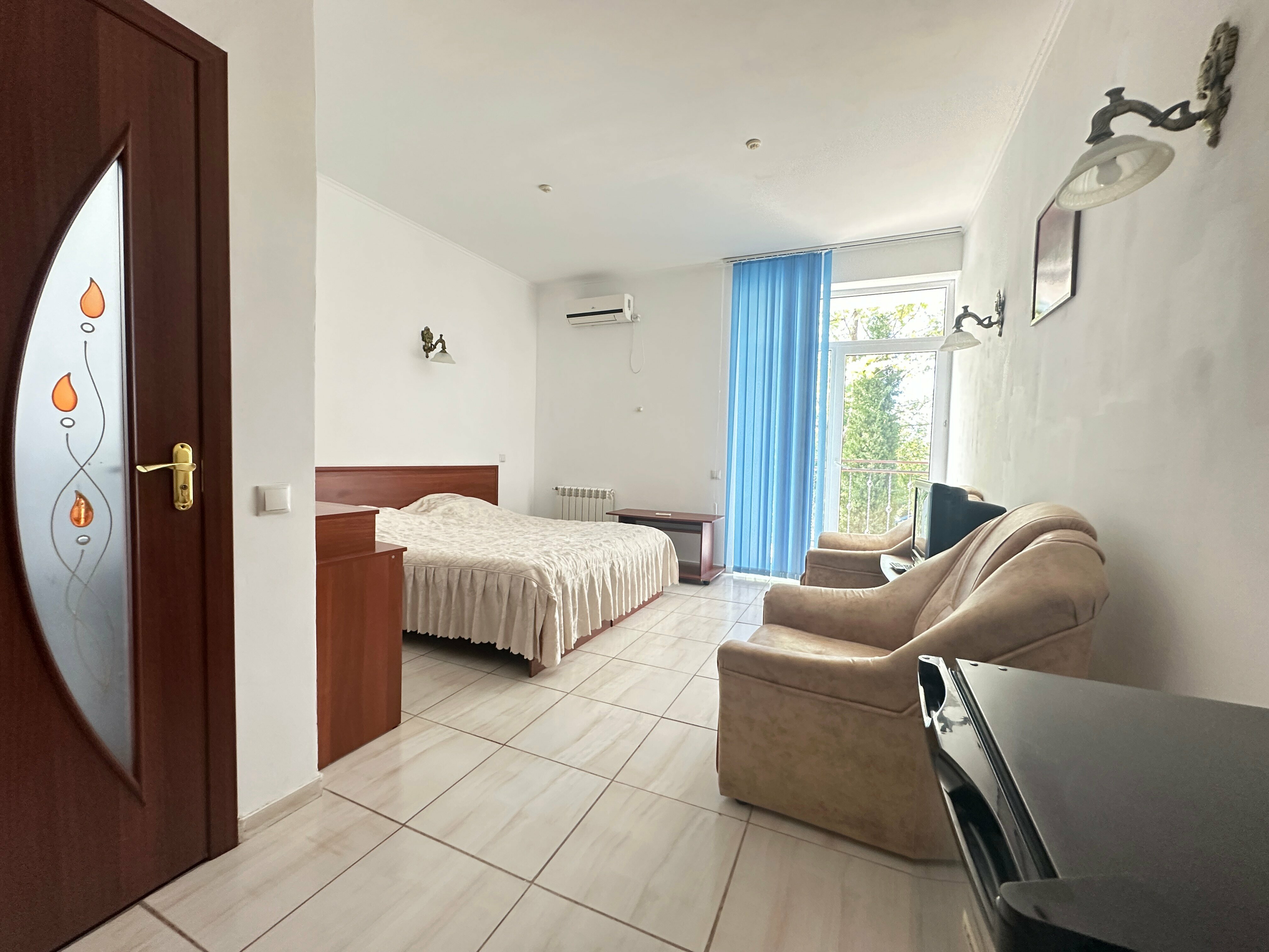 Стандартный двухместный номер с 2 отдельными кроватями, вид на сад