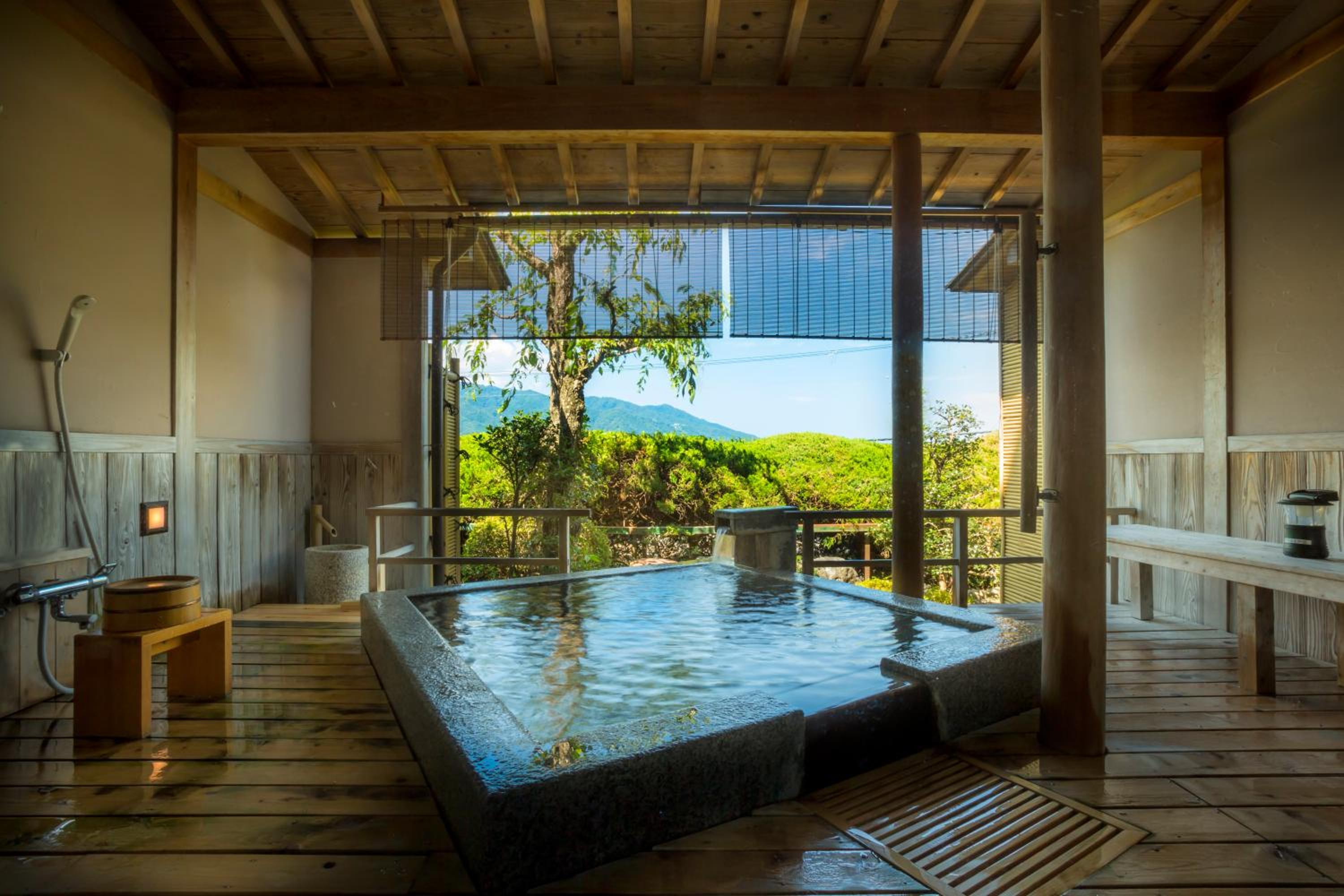 Japanese-Style Room with Open-Air Bath