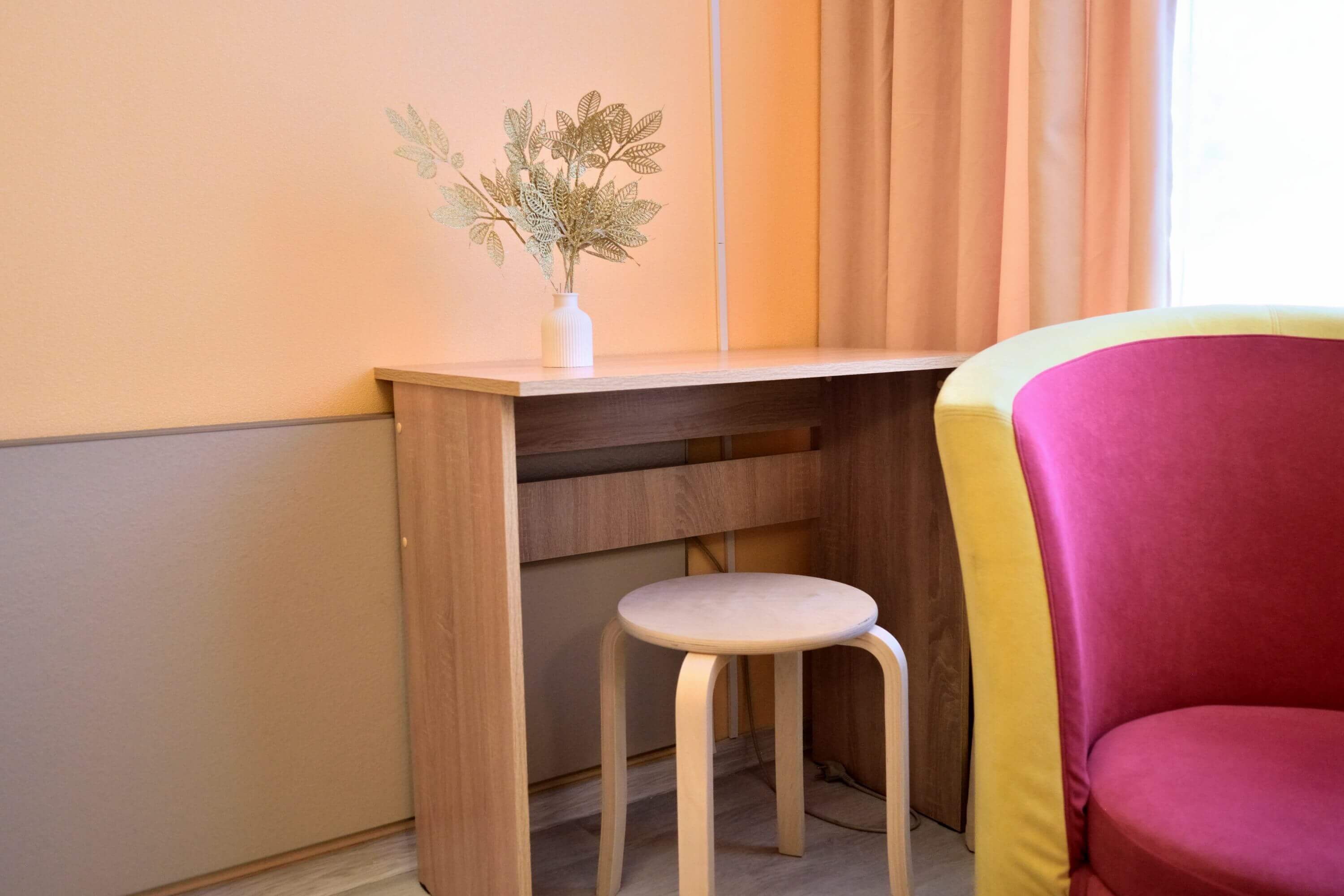 №7. Семейный номер с двуспальной кроватью и видом на горы