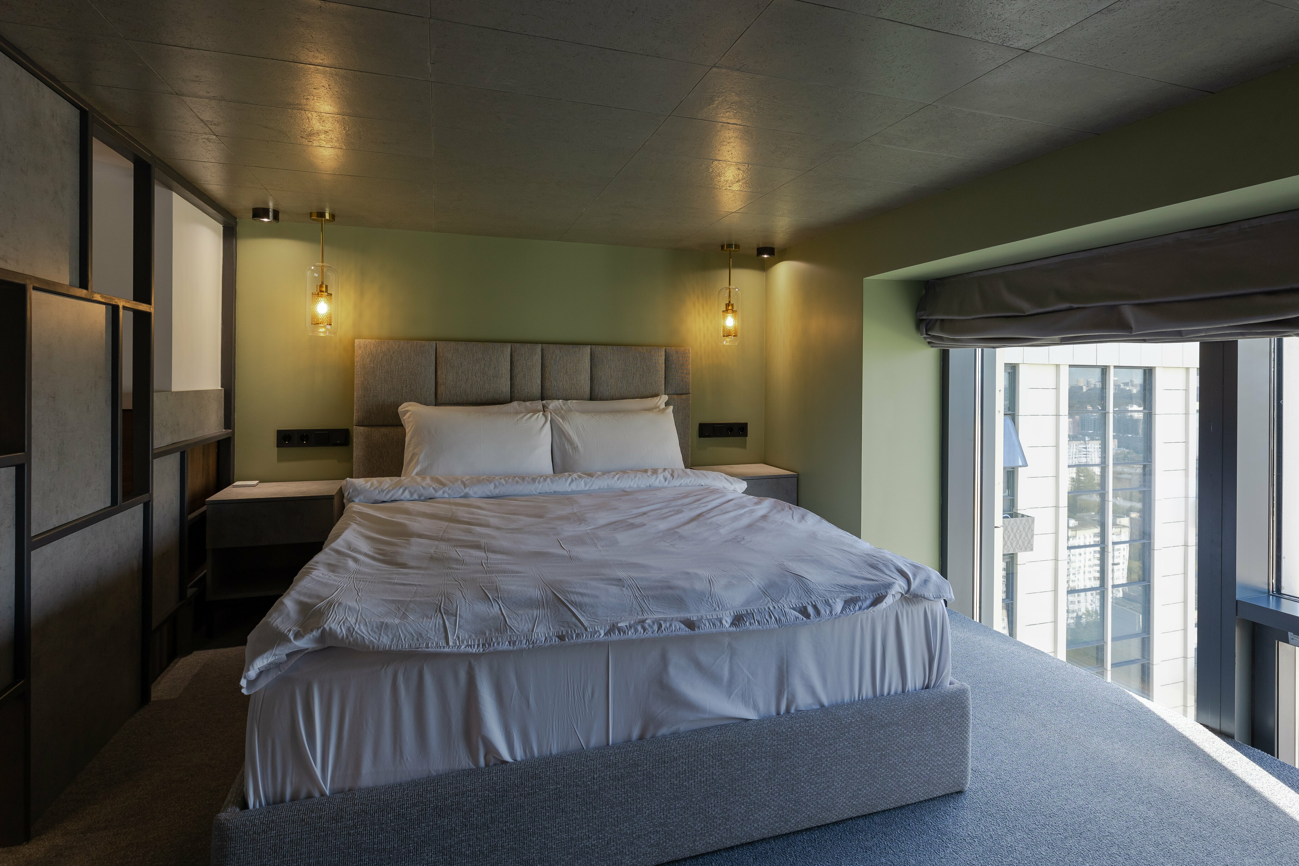 Двухуровневый апартамент для 2-4 гостей с великолепным видом на Москву