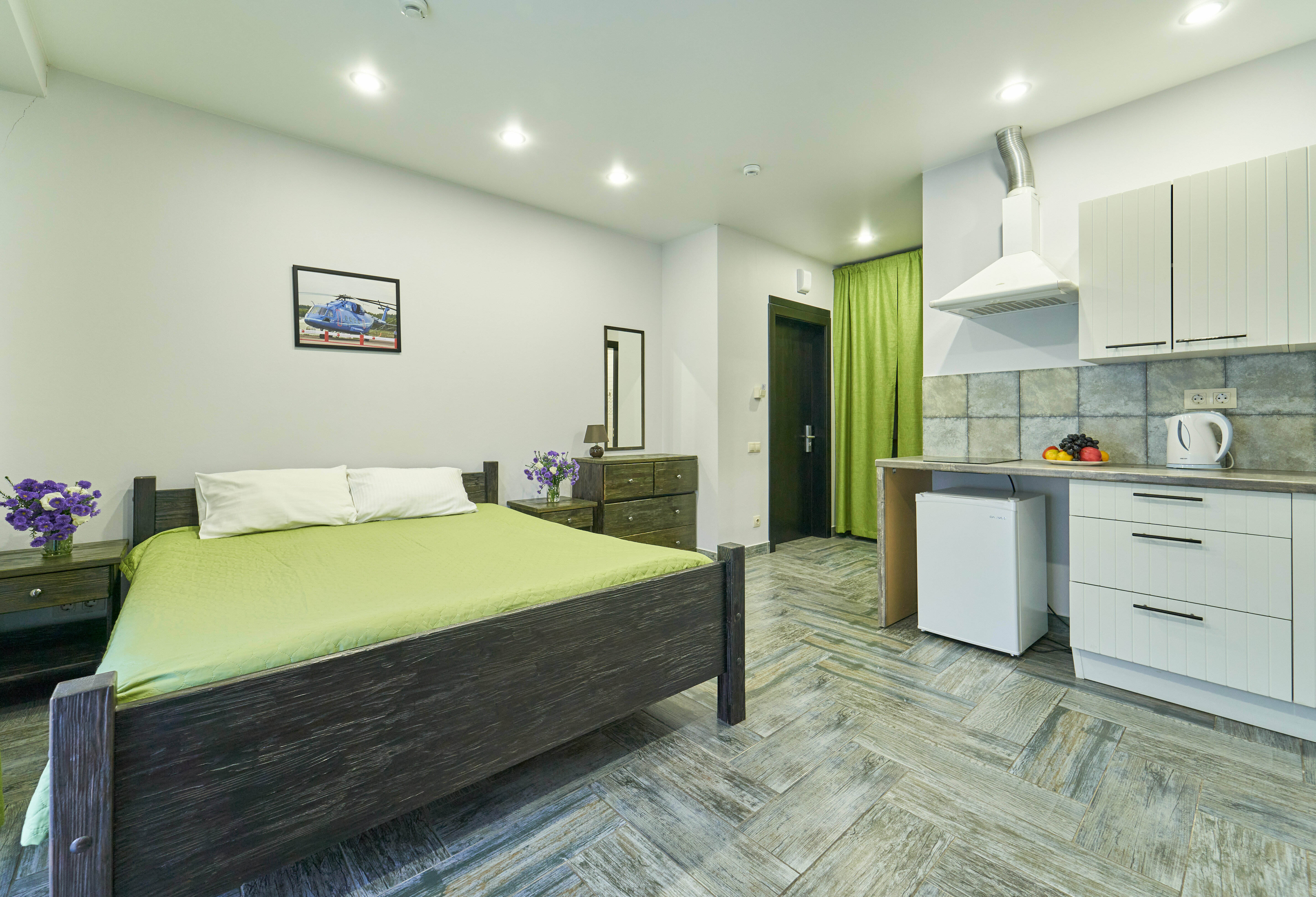 Двухместный номер с 1 кроватью и балконом