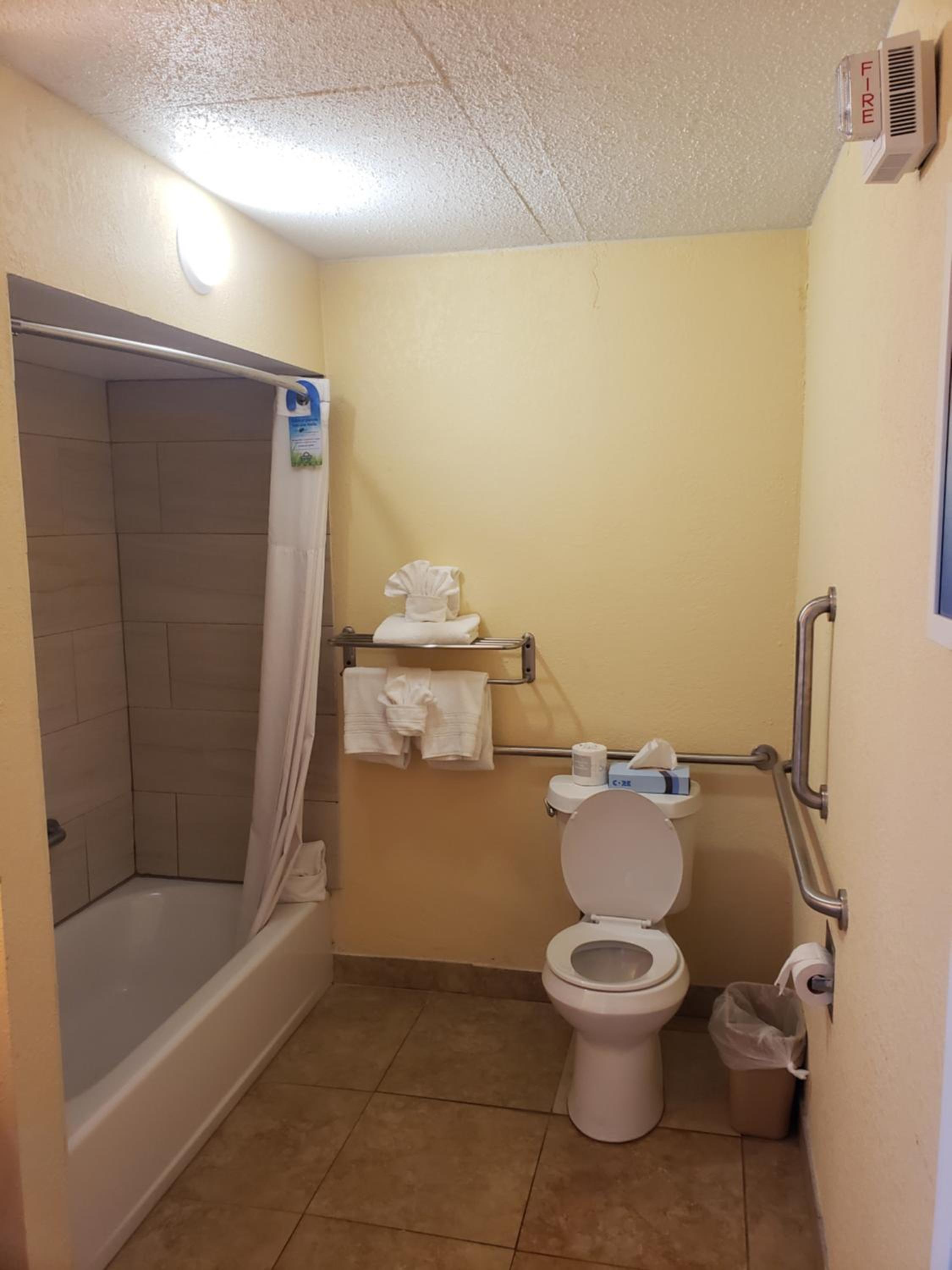 1 Double Bed, Mobility/Hearing Impaired Access Room, Tub w/Grab Bars, No Smoking
