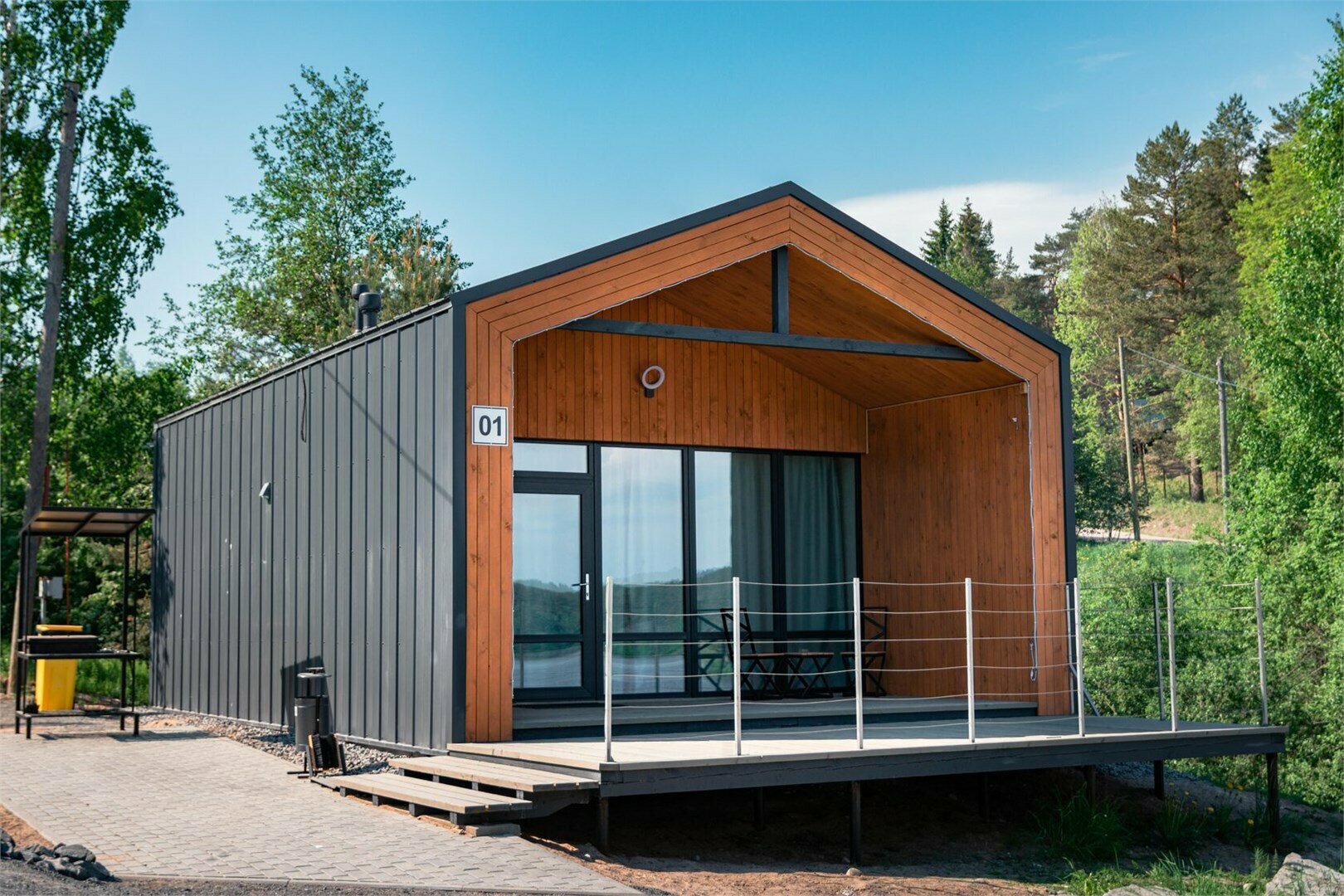 Черная жемчужина Барн 45м2