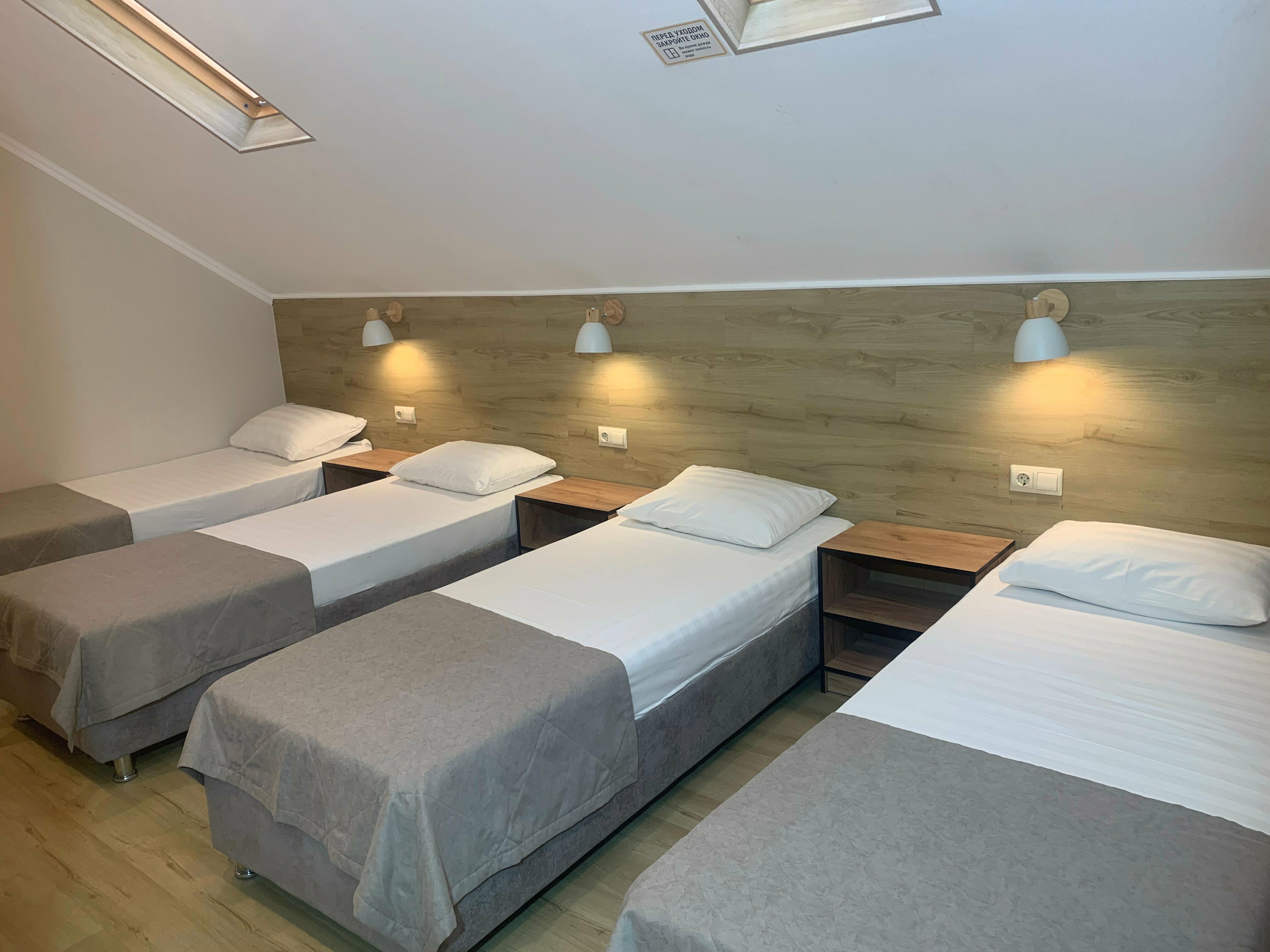 Четырехместный номер с ванной