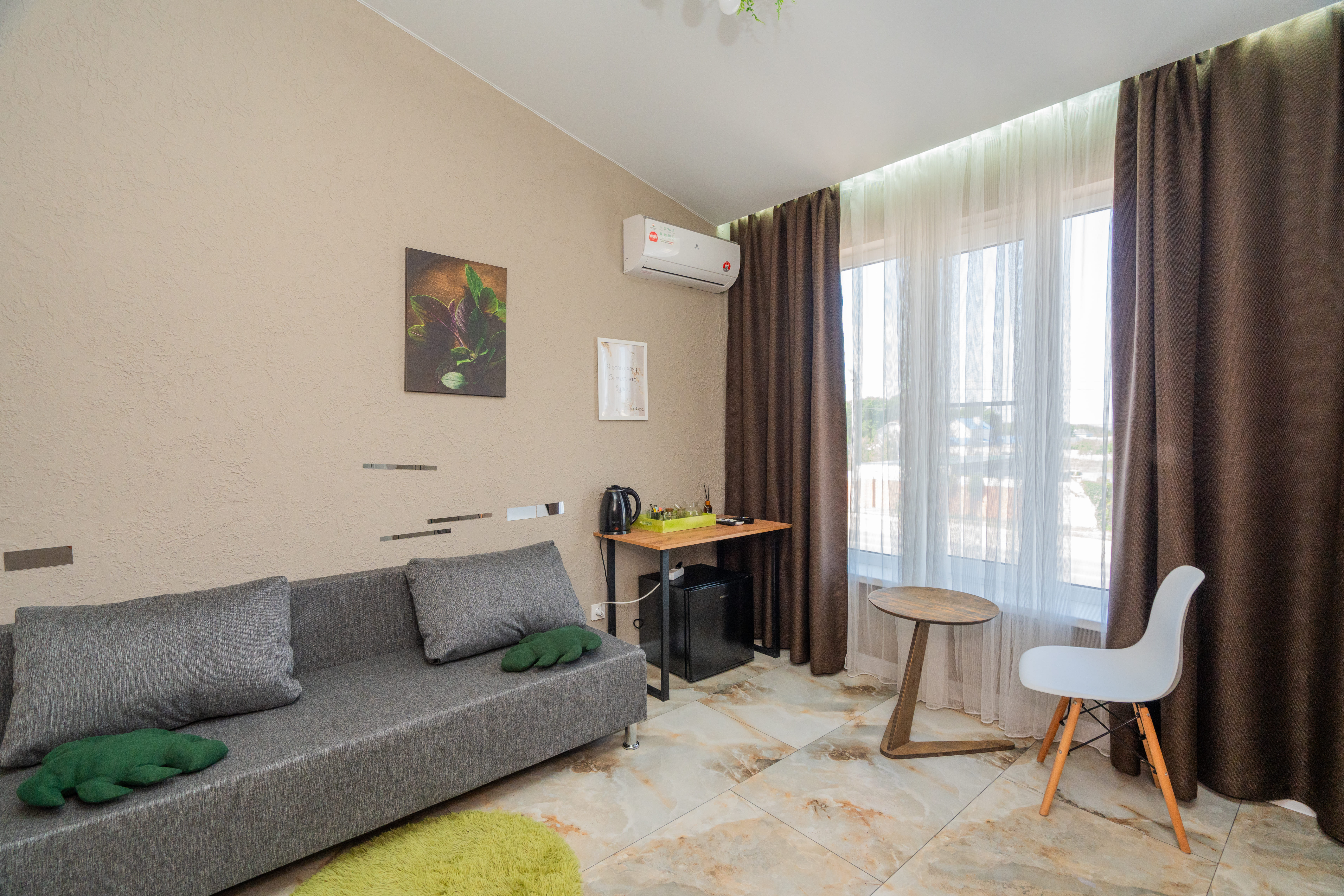 Двухуровневый трехместный номер