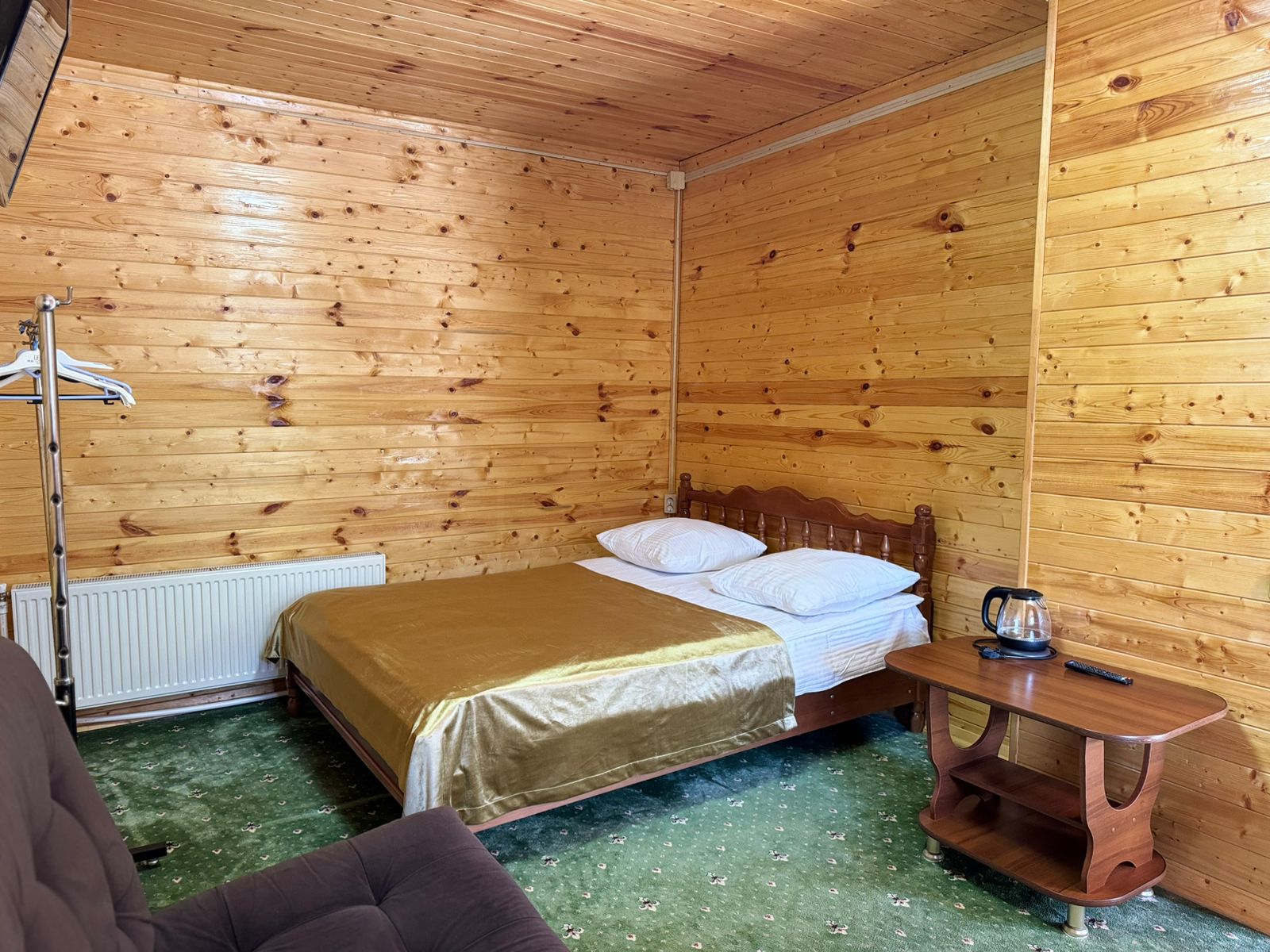 Номер в домике с личной зоной барбекю