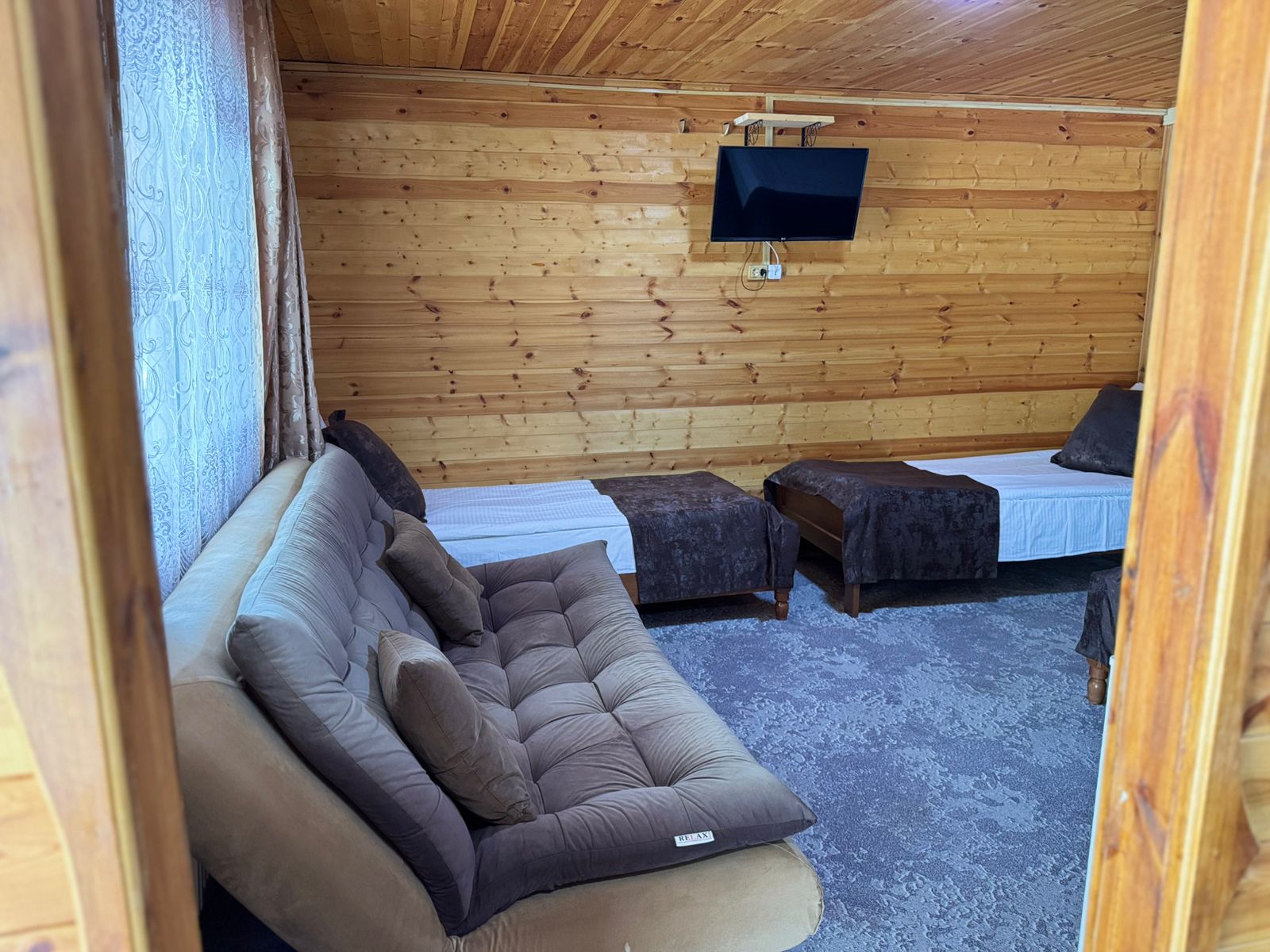 Отдельный домик с личной зоной барбекю