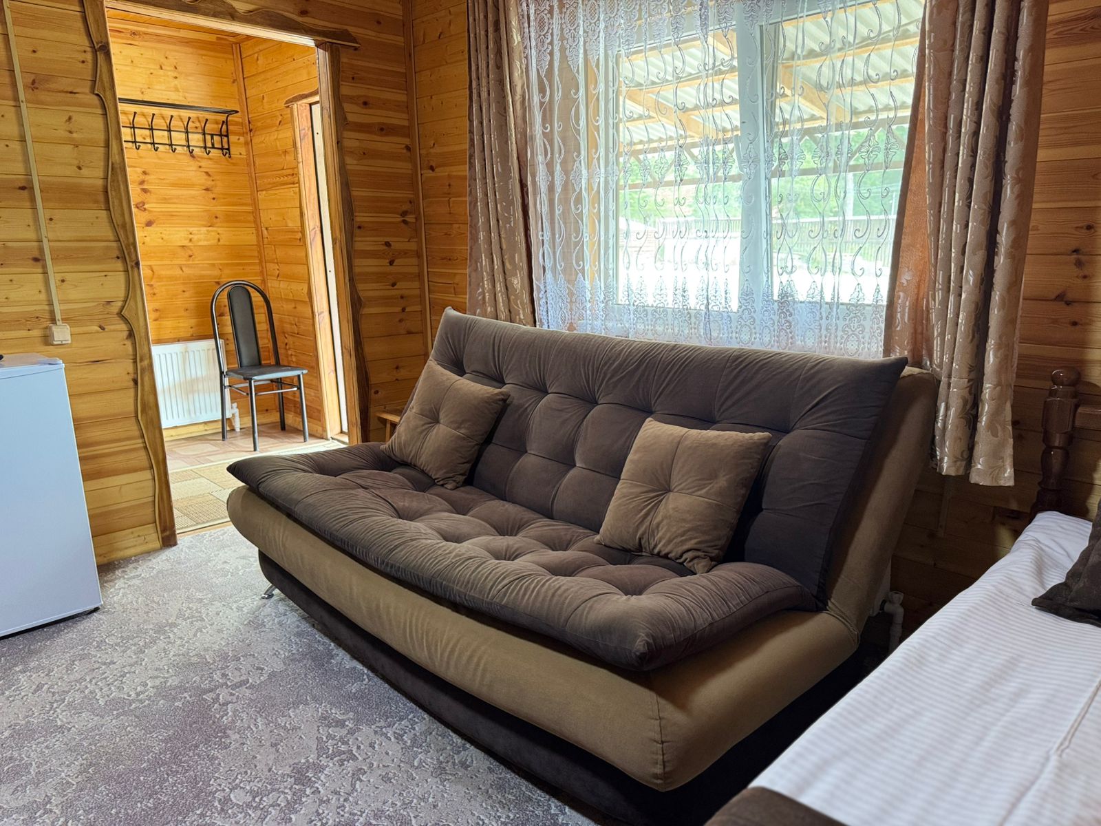 Отдельный домик с личной зоной барбекю