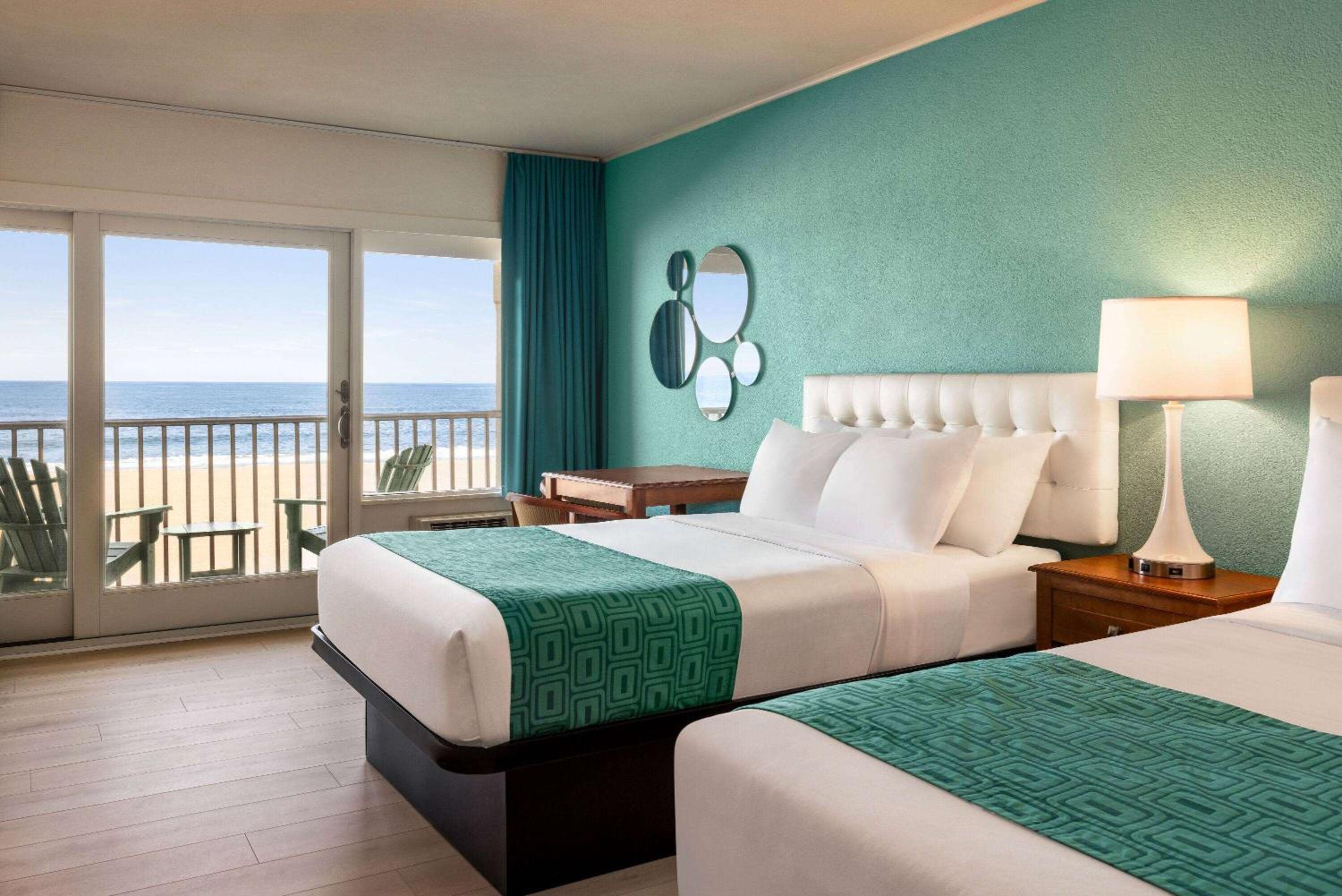 Oceanfront Room with Two Double Beds