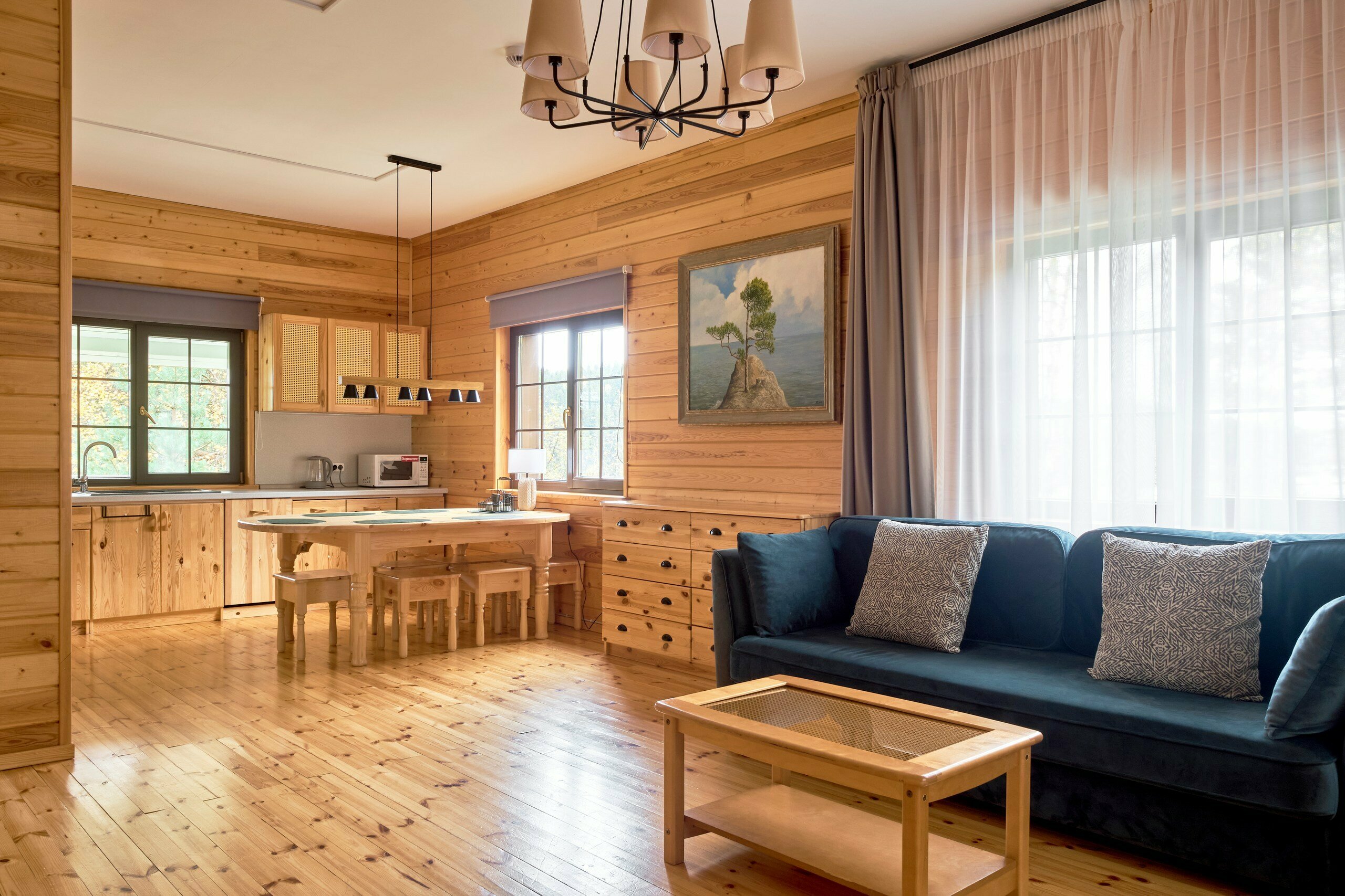 Коттедж с сауной