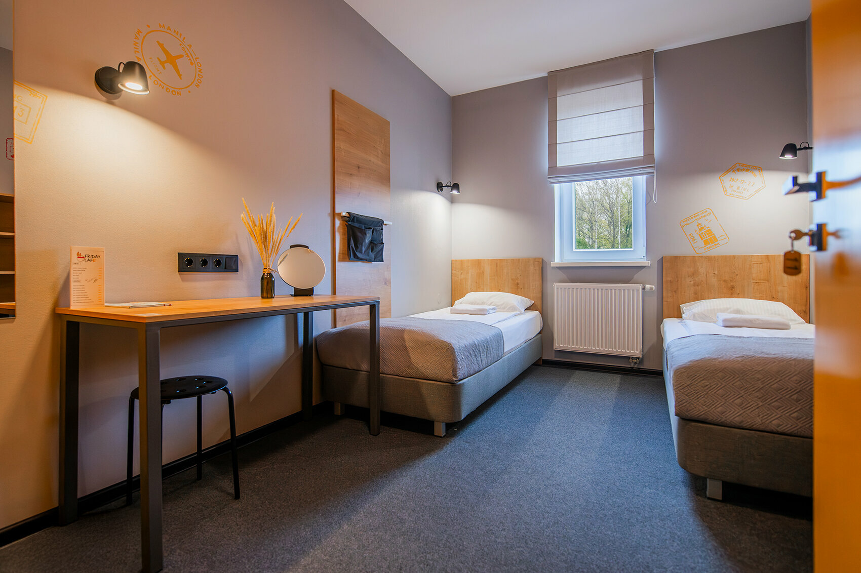 Двухместный номер с 2 отдельными кроватями