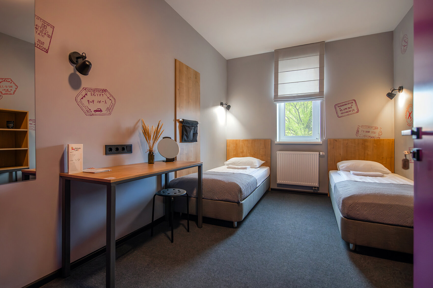 Двухместный номер с 2 отдельными кроватями