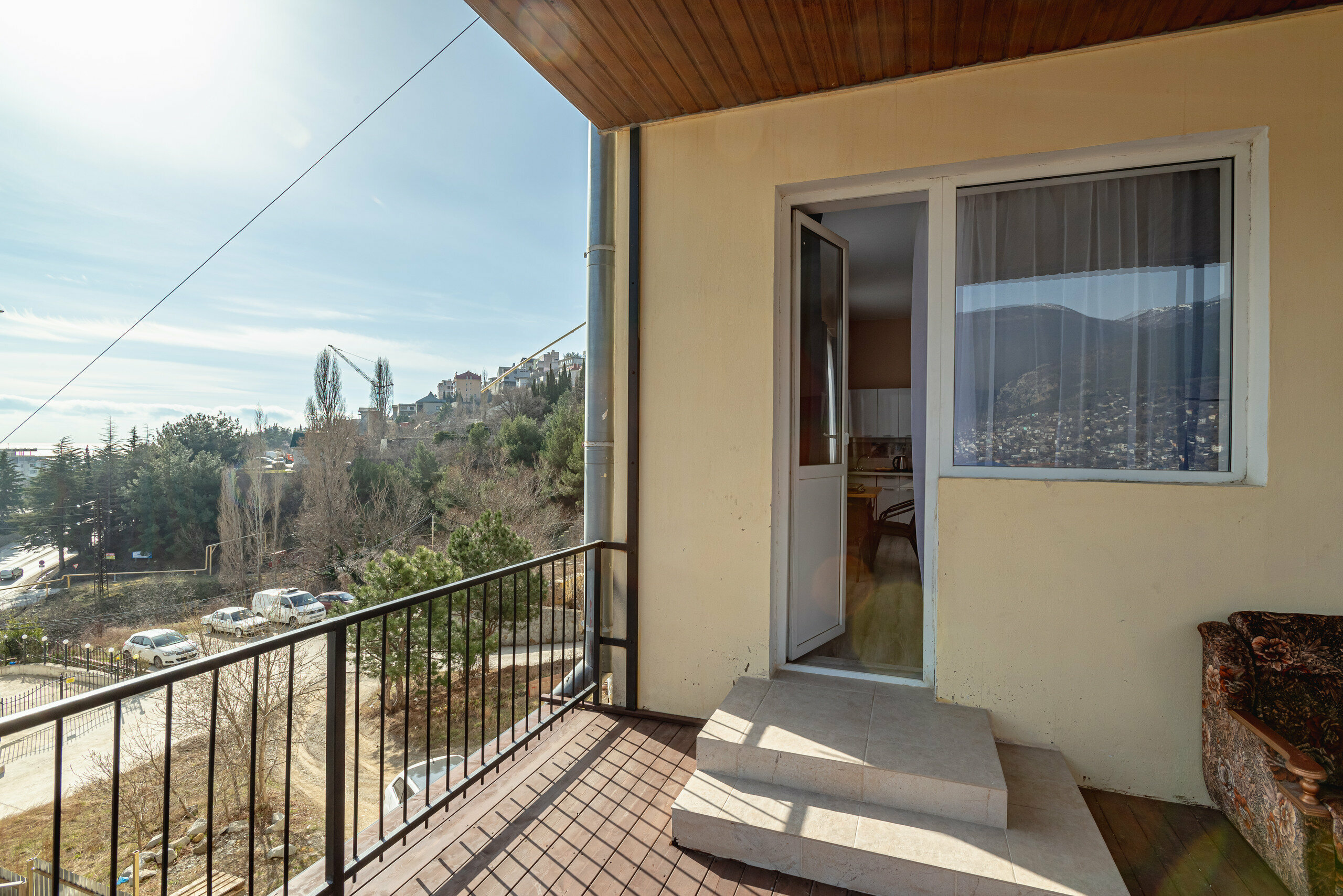 Апартаменты с кухней и террасой