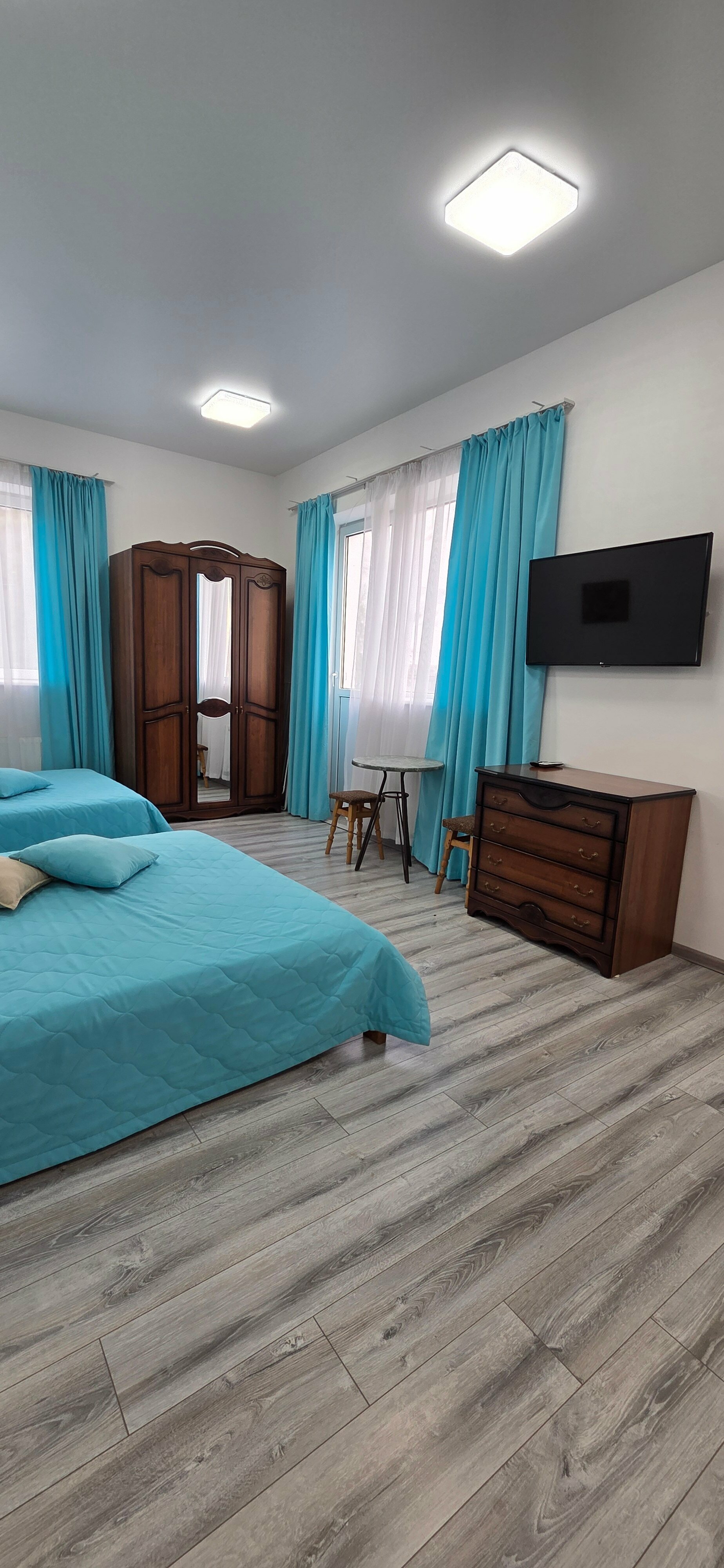 Апартаменты Делюкс с кухней и балконом