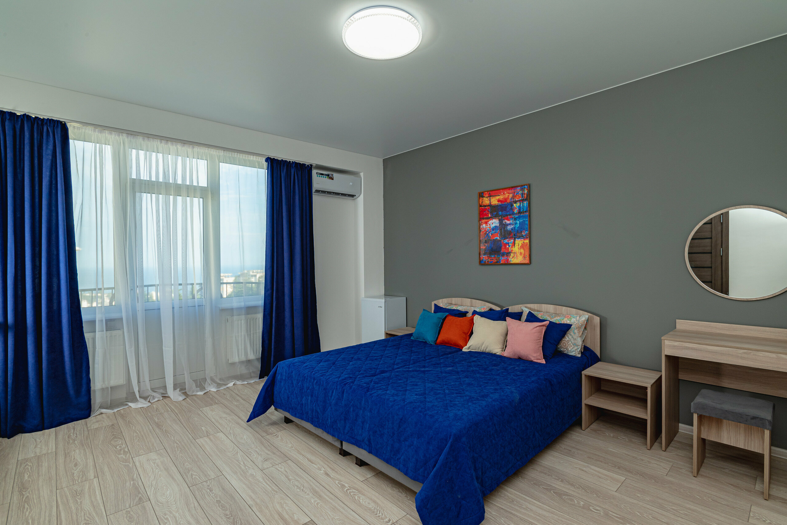 Апартаменты с кухней и балконом