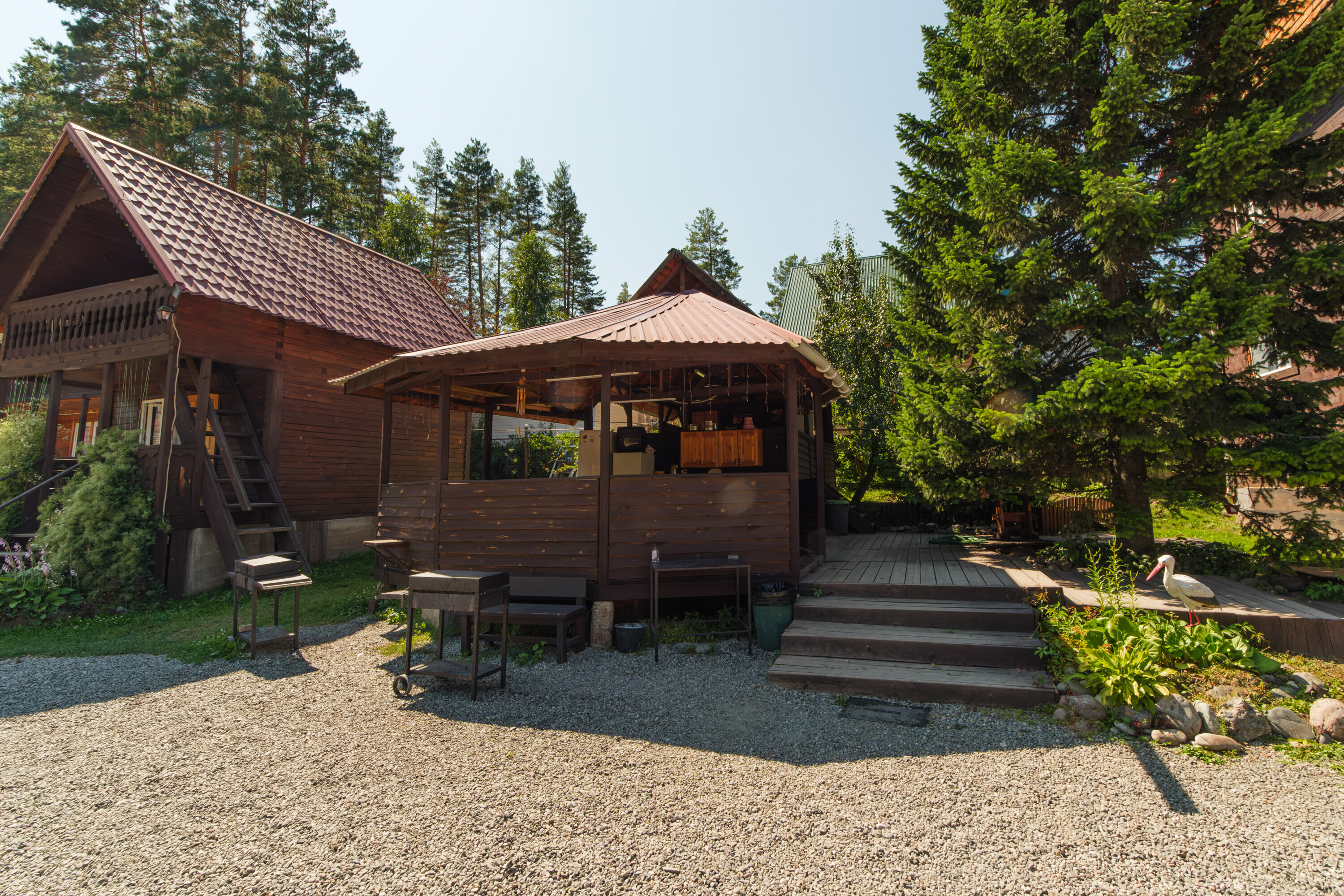 Отдельно стоящий летний домик