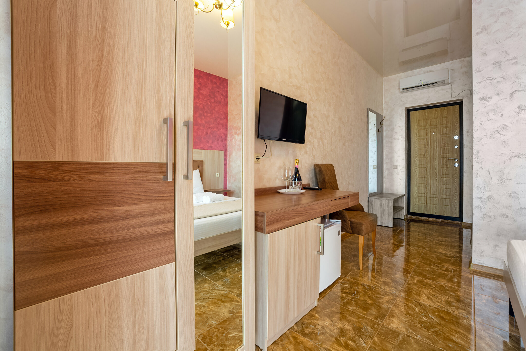 Двухместный номер Делюкс с 1 кроватью и балконом