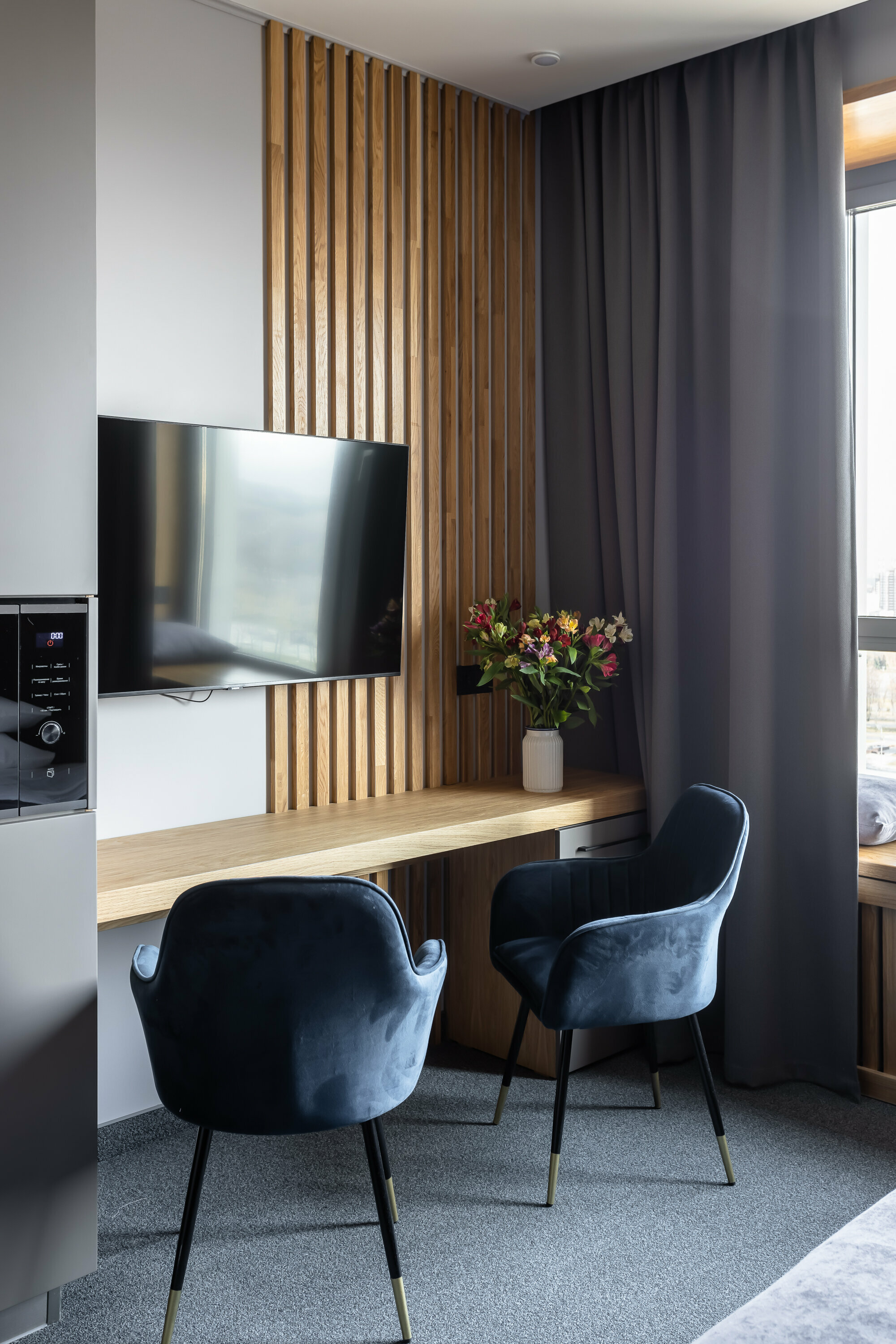 Двухместная студия Делюкс  с панорамным видом на Парк Победы