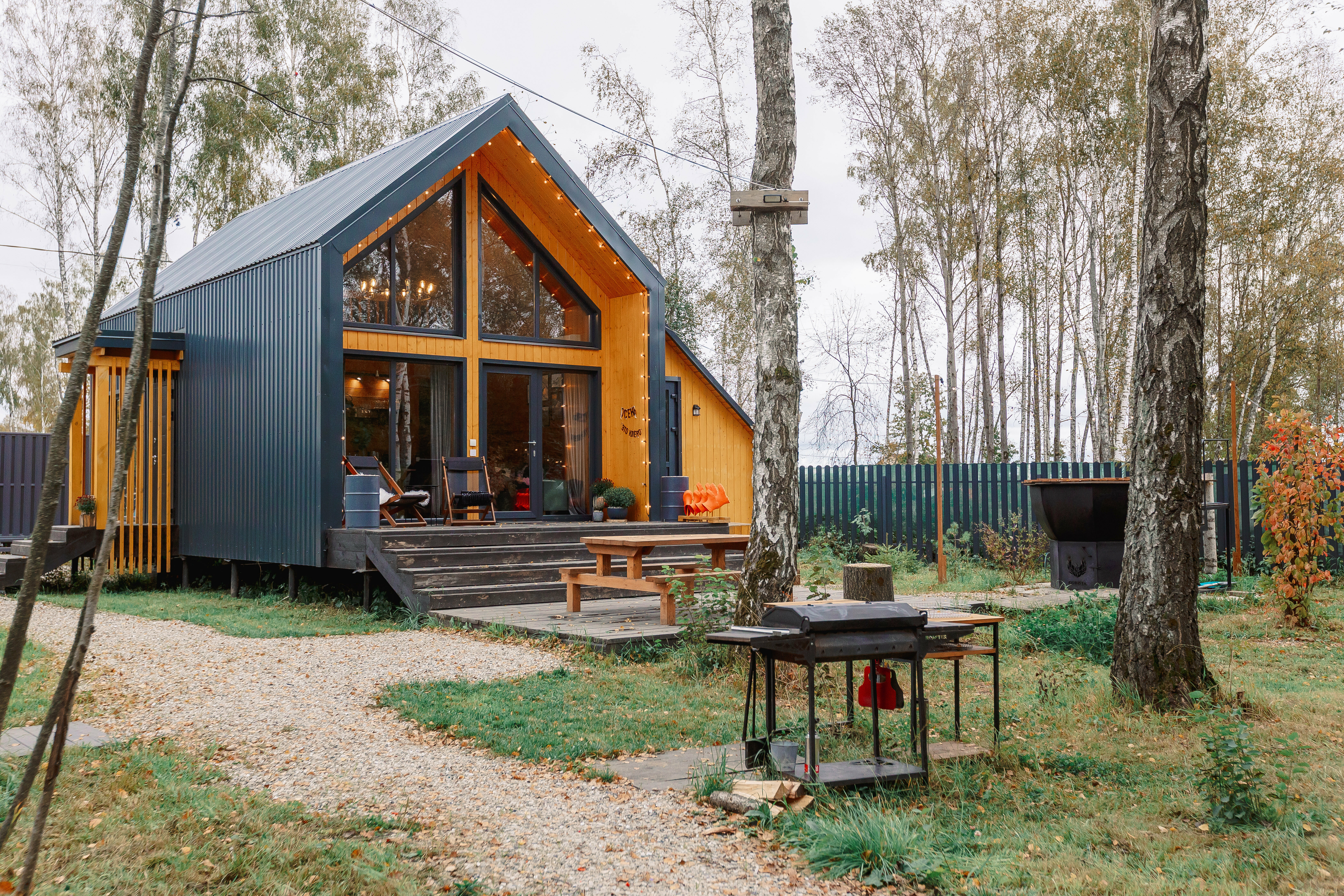 Дом в березовой роще