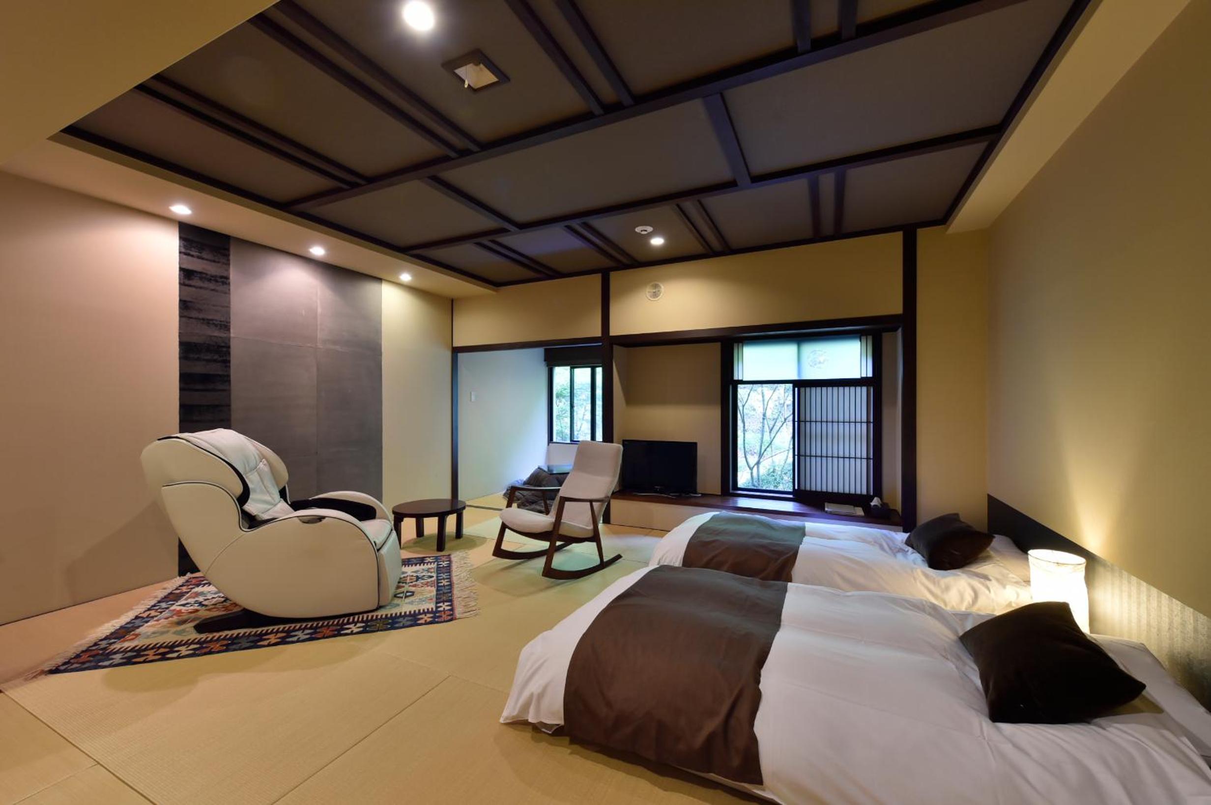 Japanese-Style Standard Twin Room with Massage Chair【Yama-no-Iori】