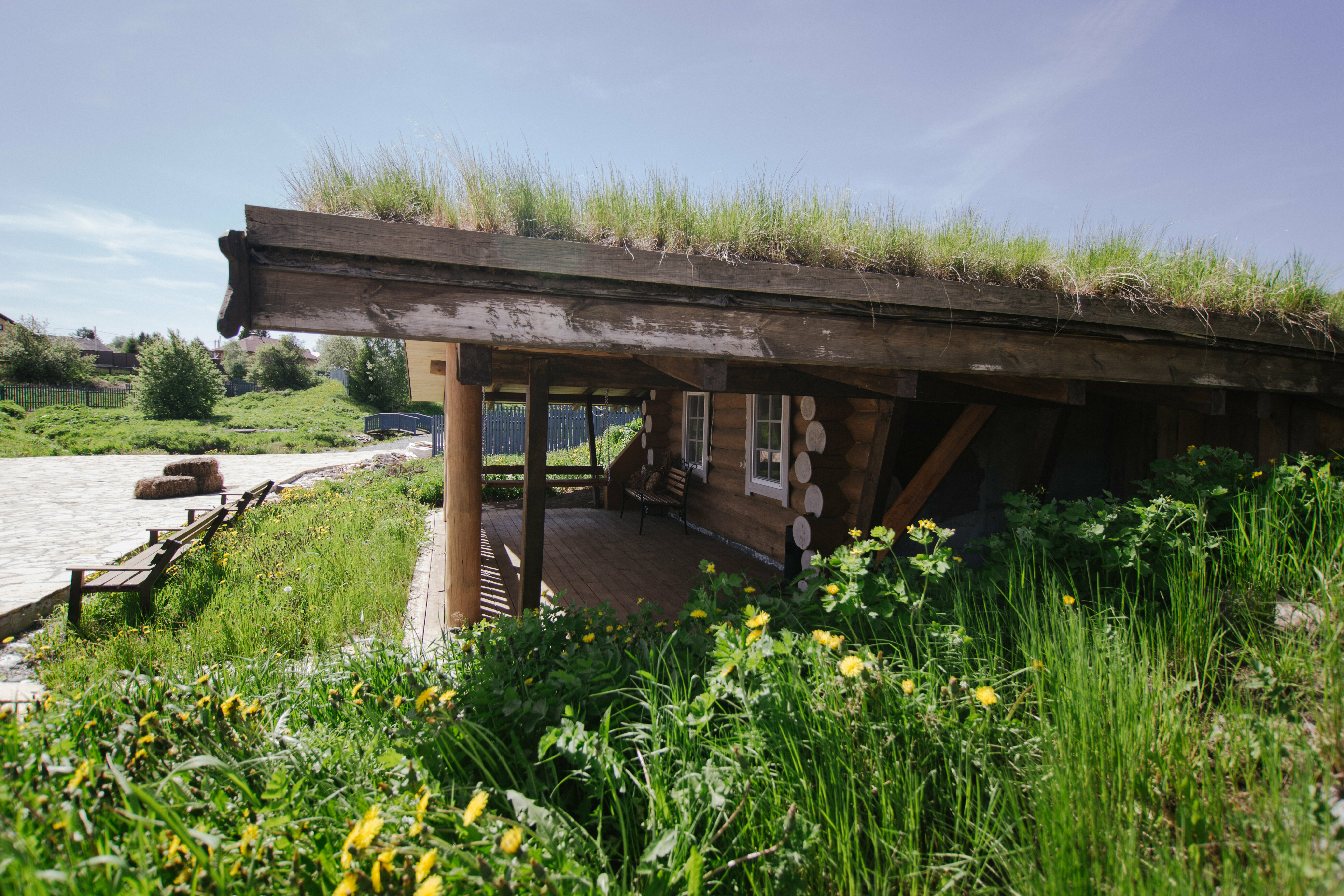 Баня-землянка