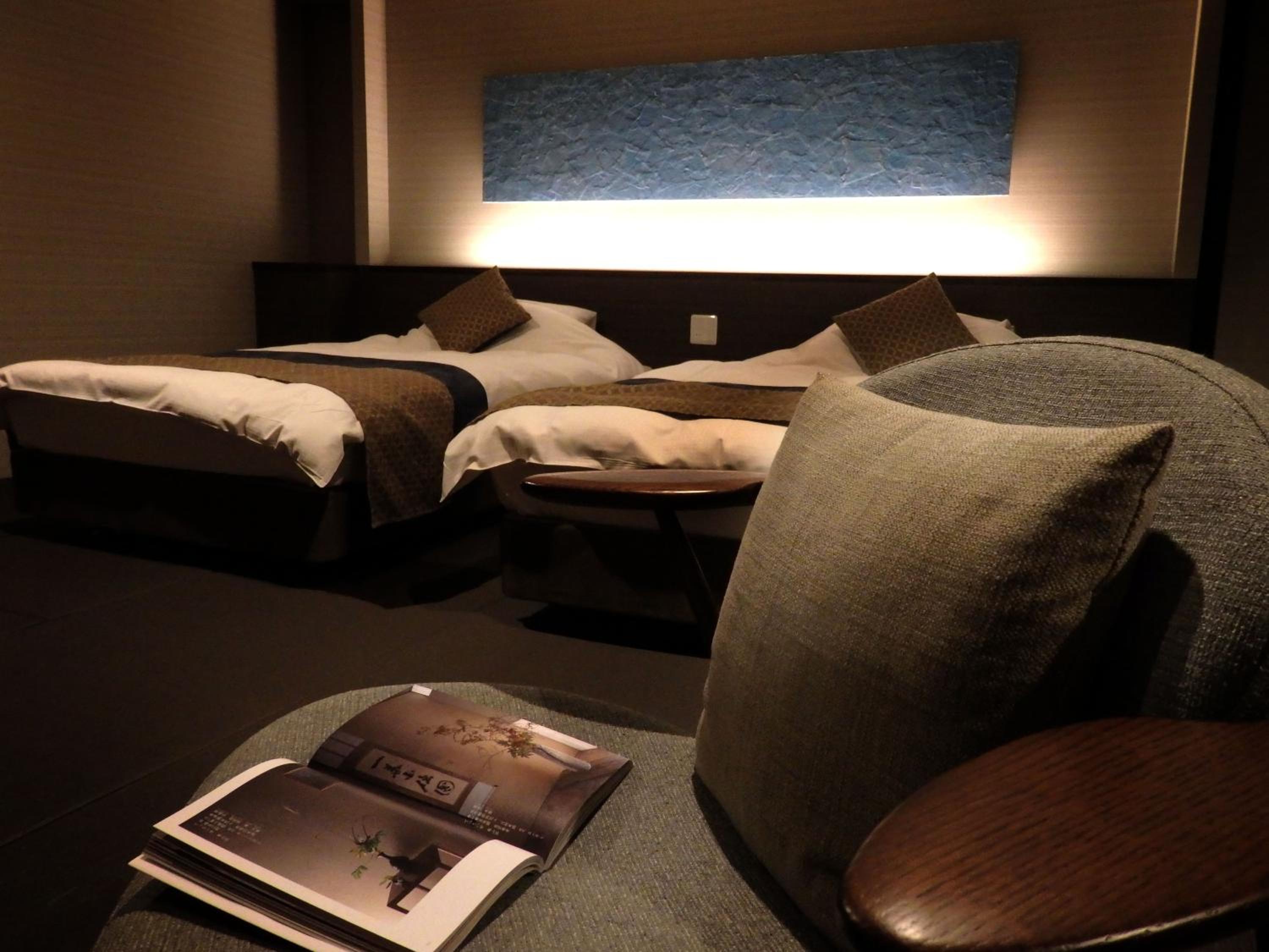 Japanese-Style Superior Twin Room with Open-Air Hot Spring Bath【Yama-no-Terrace 】