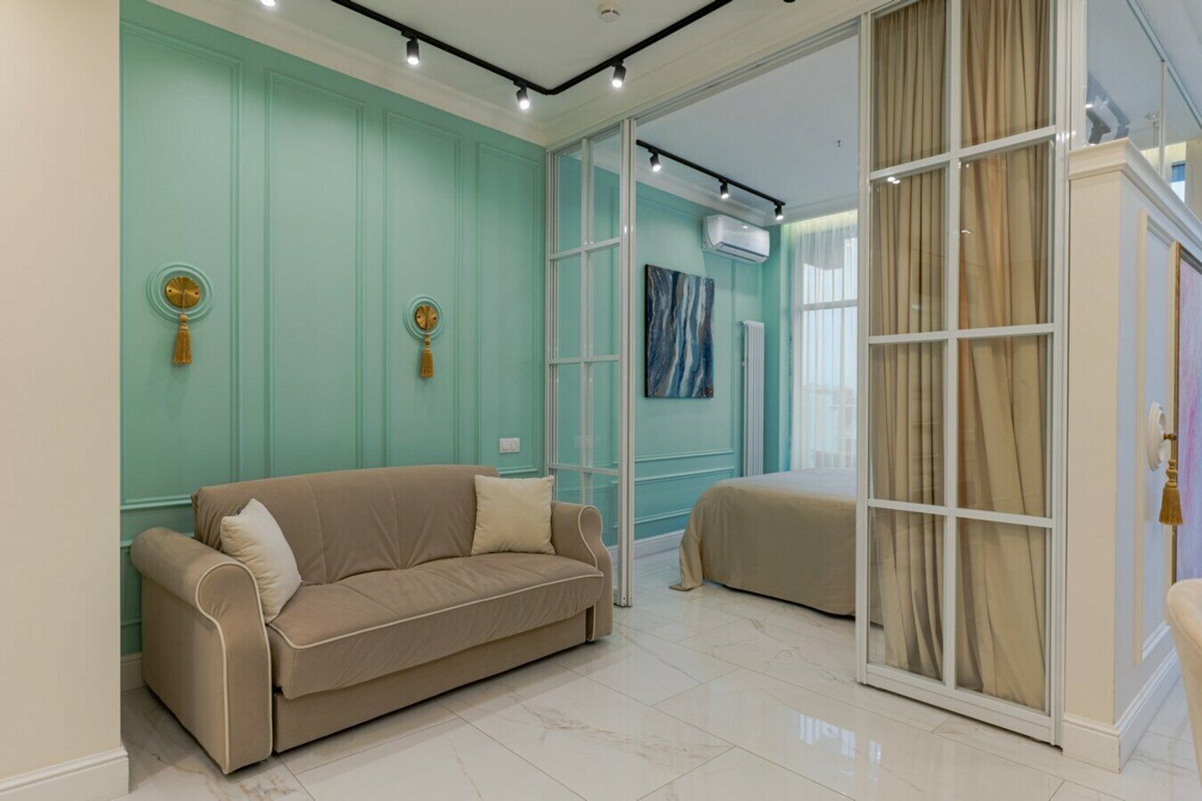 Премиальная студи с видом на море! Самый центр! До набережной и пляжа 5 минут!