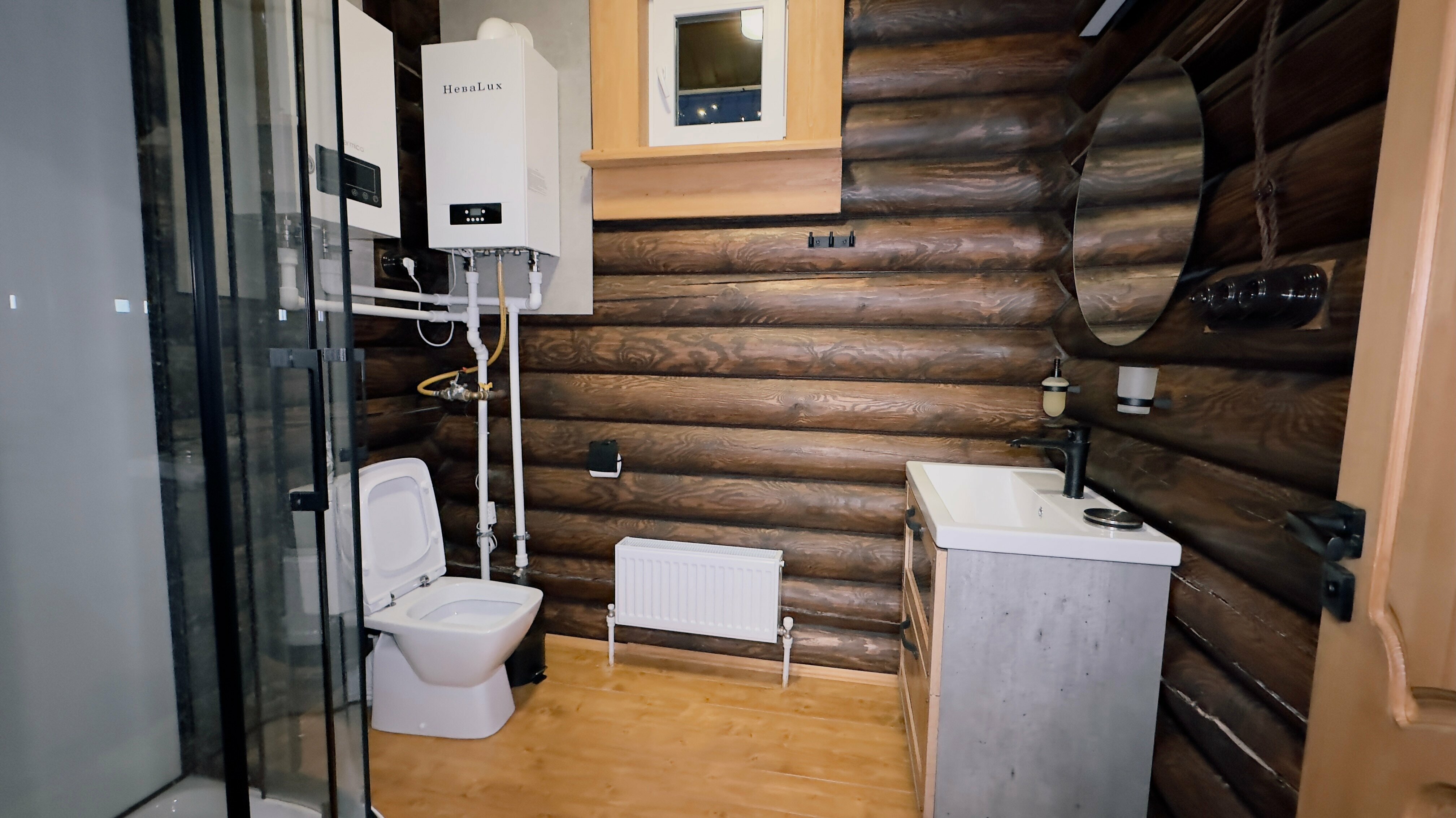 Дом из сруба №10 с террасой для 4-6 гостей