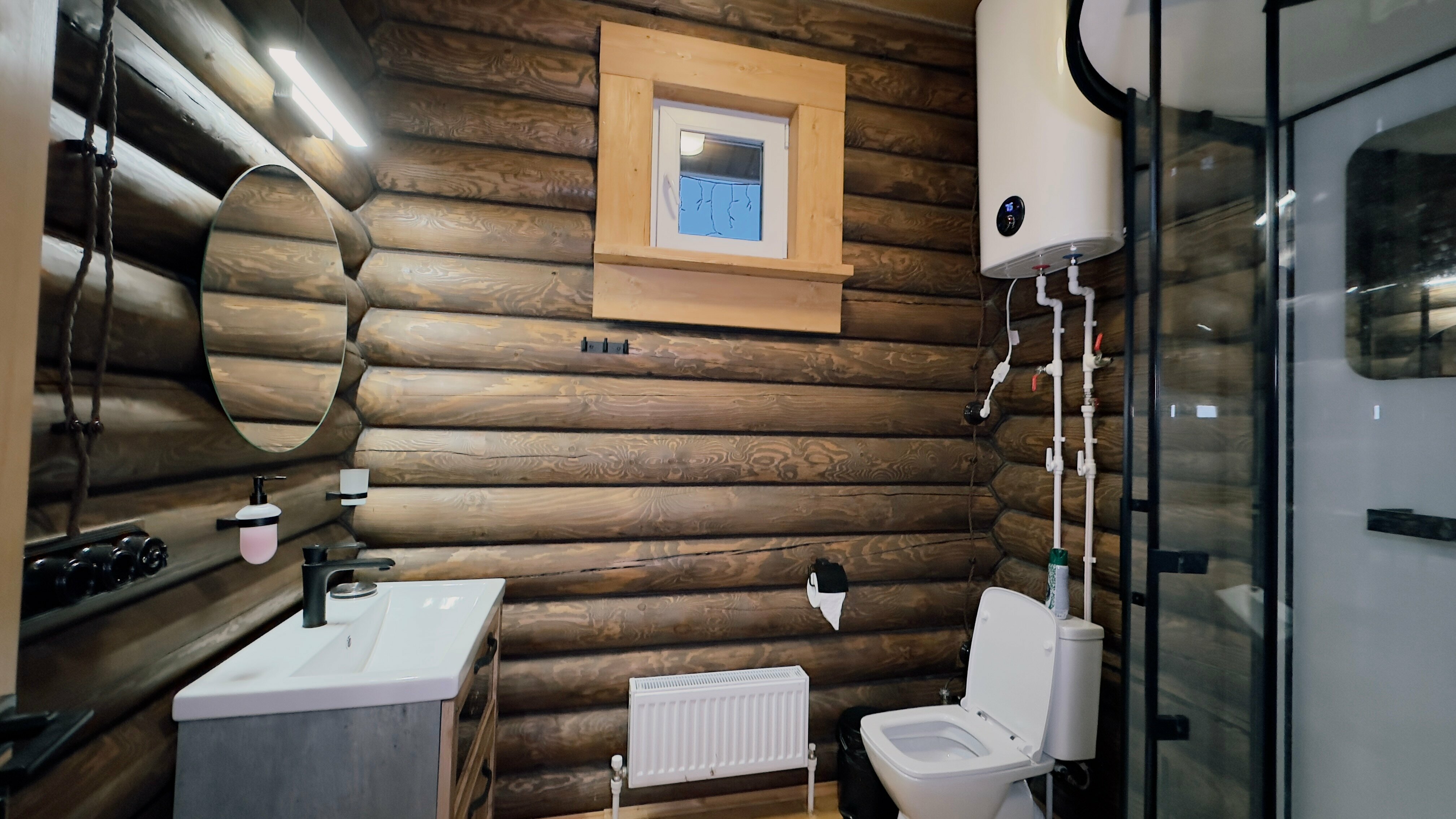 Дом из сруба №9 с террасой для 4-6 гостей