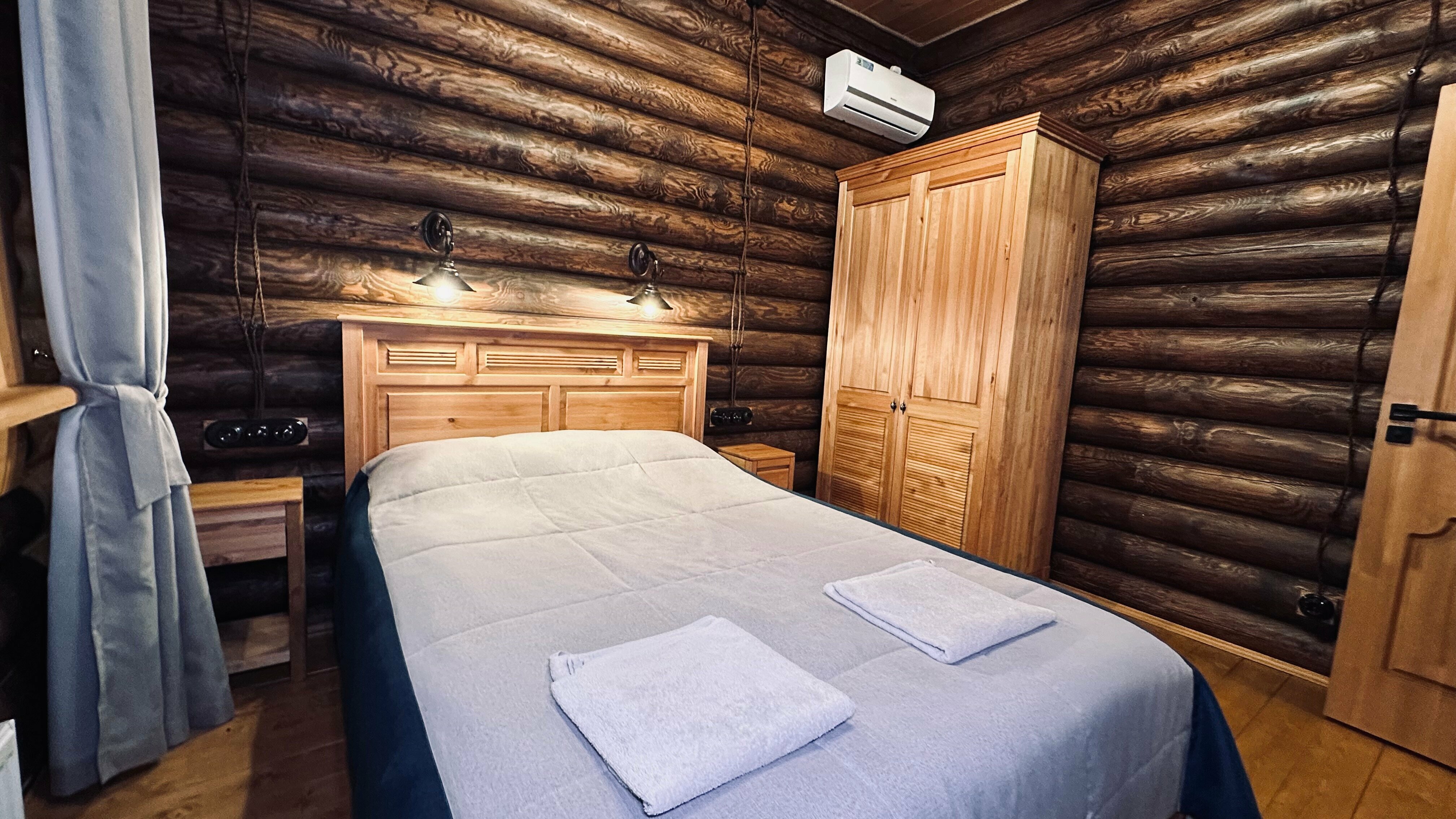 Дом из сруба №10 с террасой для 4-6 гостей