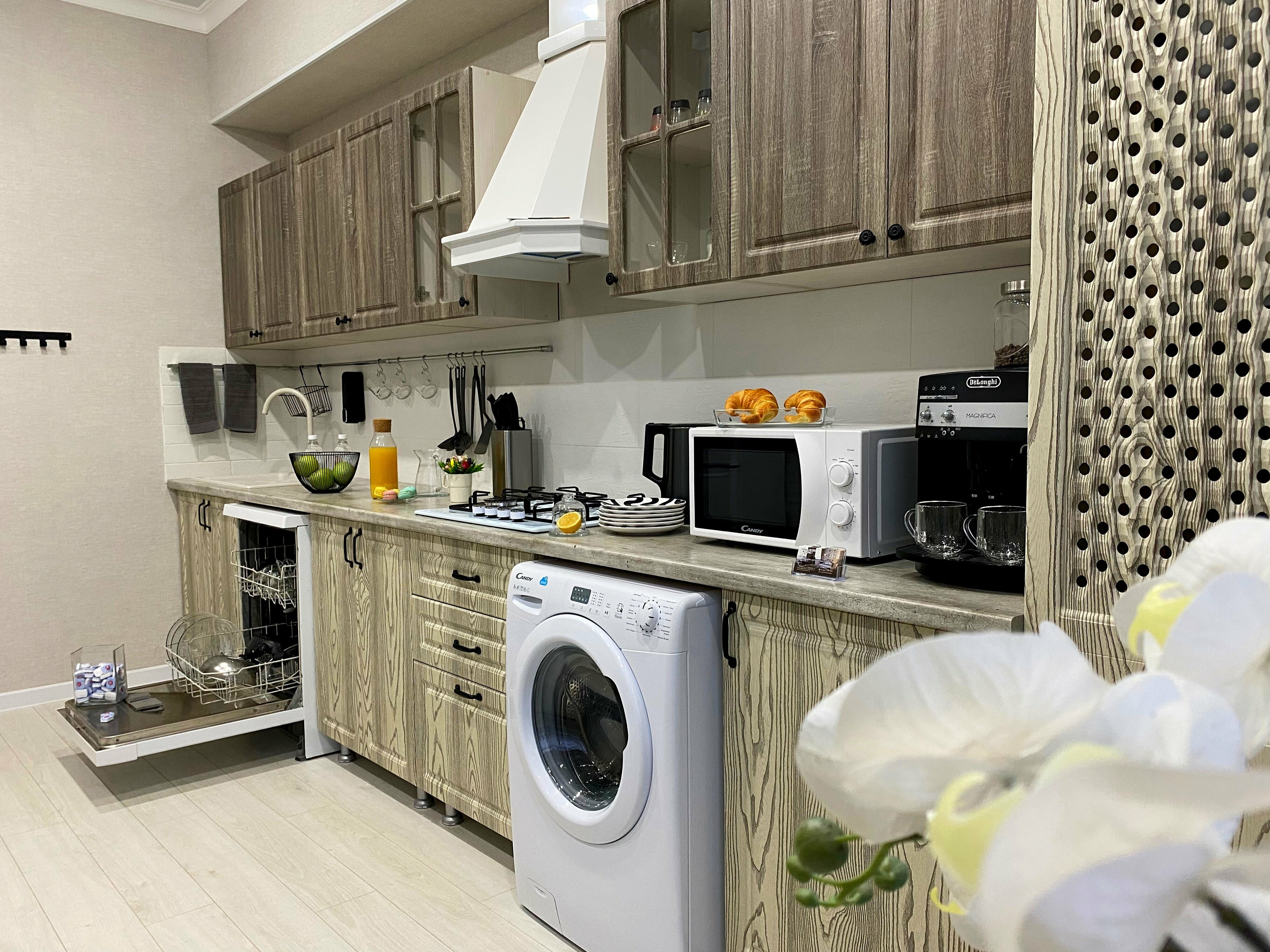 Двухкомнатные апартаменты Park & House № 4 (кухня и ванна) до 10 гостей